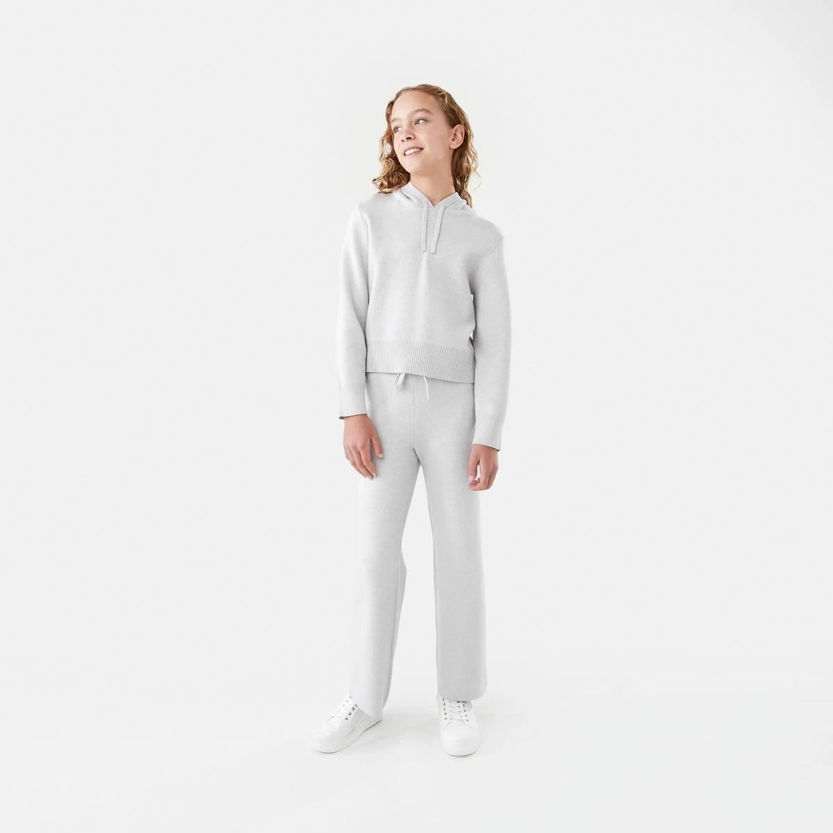 7 Bonded Knit Hoodie Kgry Marle, 7 of 10