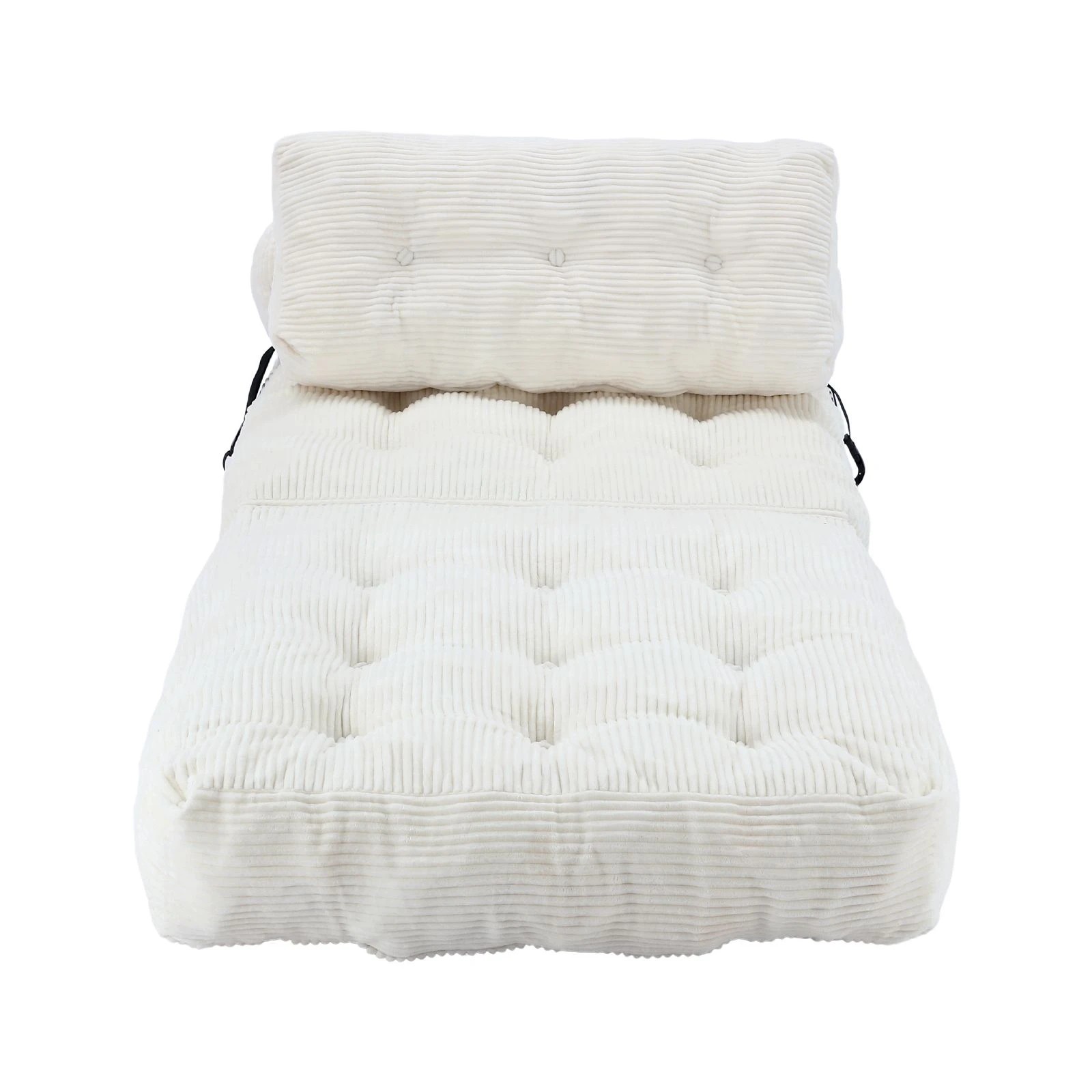 5 Luxsuite 3 in 1 Corduroy Foldable Sofa Bed Convertible Lounge Chair Portable, 5 of 7