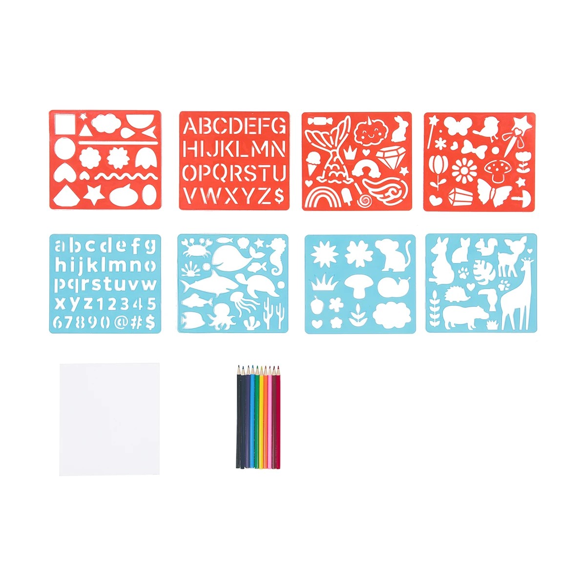 2 19 Piece Drawing Stencil Activity Tub, 2 of 10