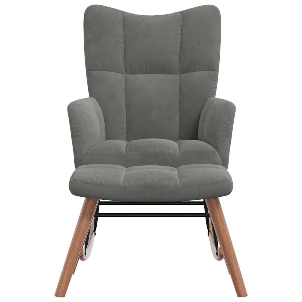 4 vidaXL Rocking chair Rocking - Grey, 4 of 9