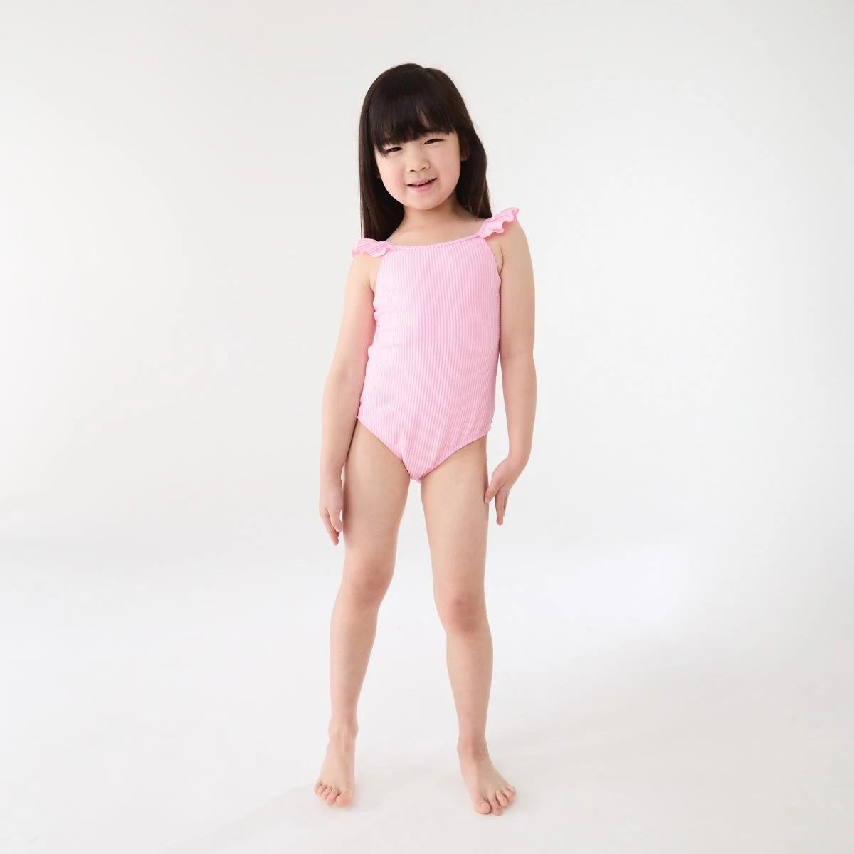 4 One Piece Swimsuit FLURO STRIPE, 4 of 7