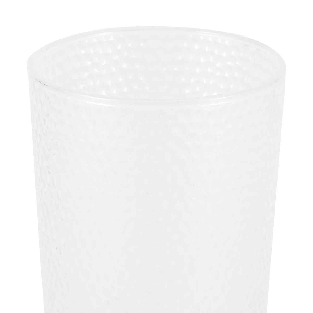 3 4 Clear Acrylic Hammered Coupe Glasses, 3 of 5