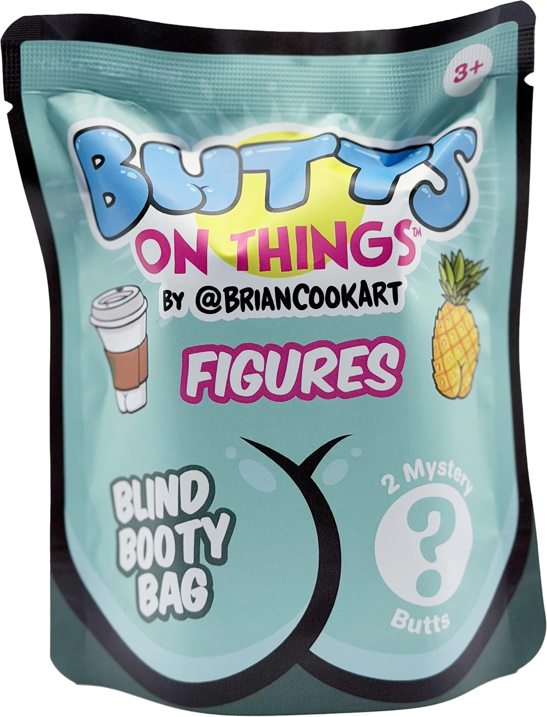 6 Butts On Things 2-Piece Figurine Blind Bag - Assorted, 6 of 7