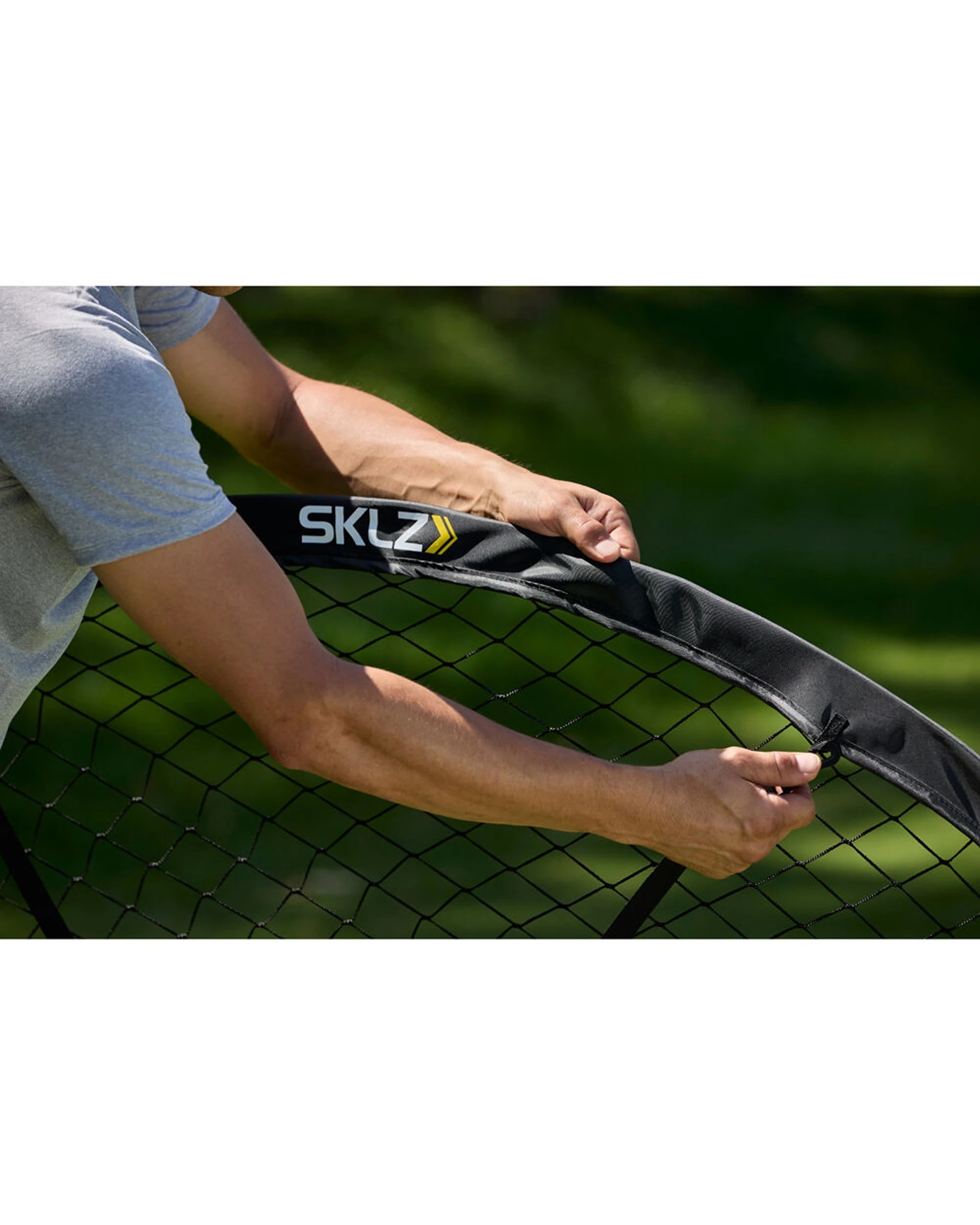 6 Sklz 2PK Pop-Up Cricket Training Net with Practice Stumps 6ft Quick Setup - Multi, 6 of 8