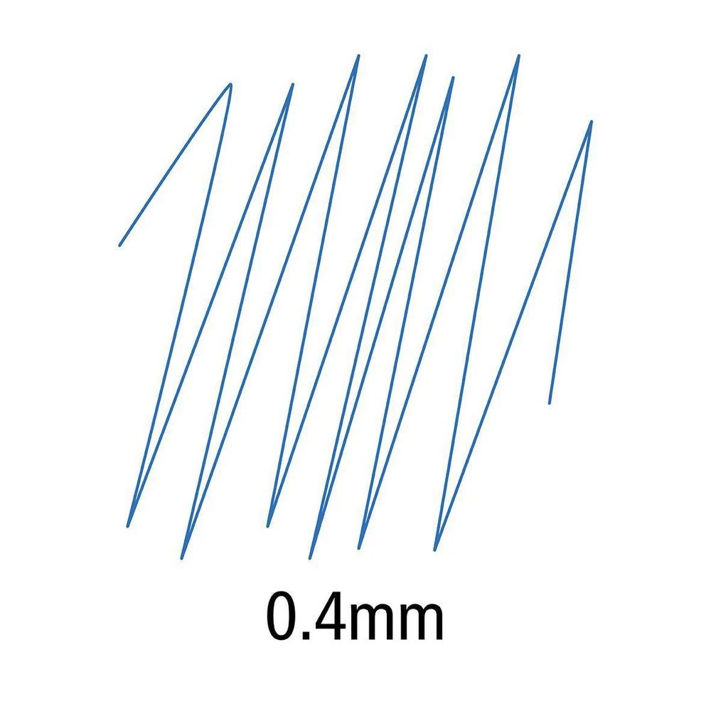 6 Staedtler Lumocolor Super Fine Permanent Marker Blue, 6 of 6