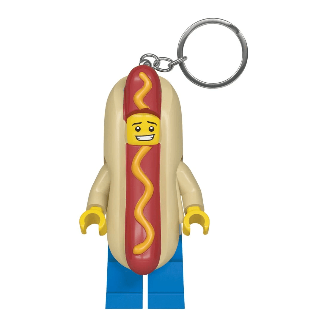 1 Lego Hot Dog Man LEDLITE Keyring, 1 of 5