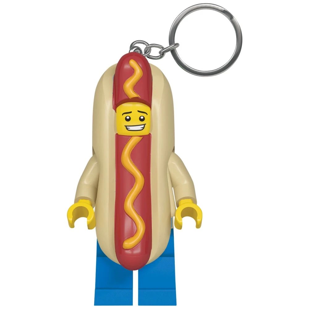 1 Lego Hot Dog Man LEDLITE Keyring, 1 of 5
