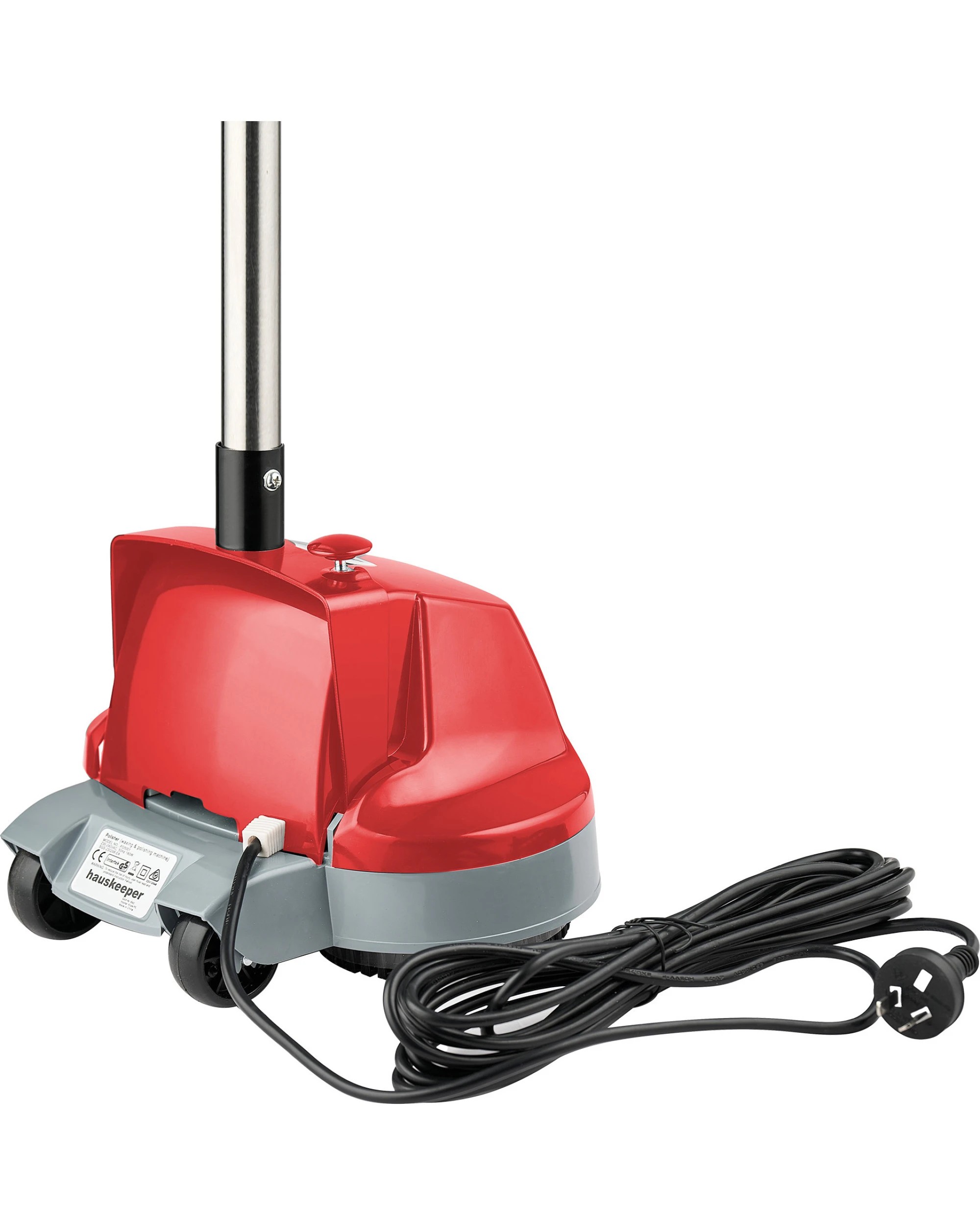 6 Hauskeeper 5 In 1 Electric 240v Floor Polisher With 6m Power Cable Timber Hard Waxer Buffer Cleaner Red, 6 of 10