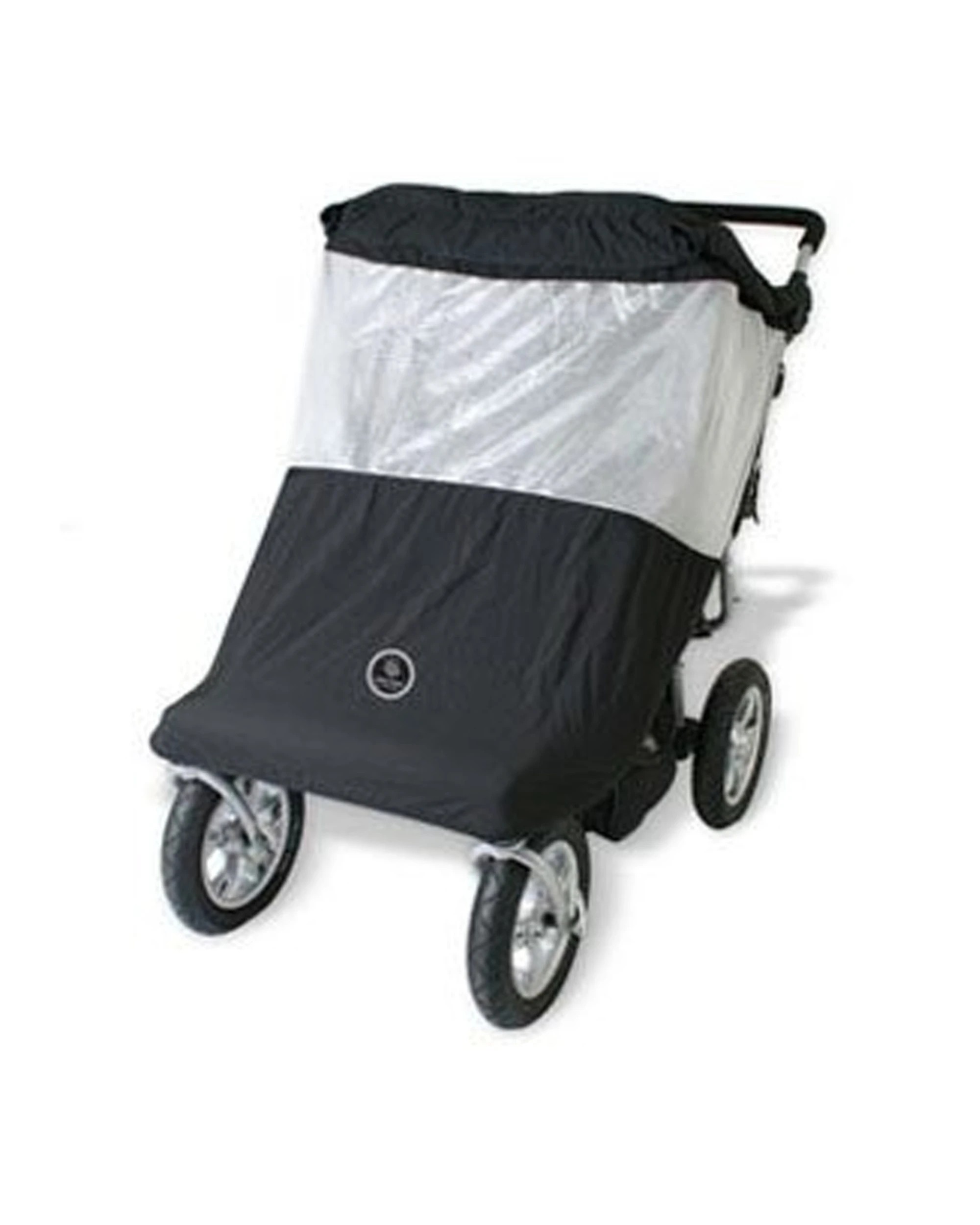 1 VeeBee Sun Stopper Pram Stroller Cover UV Mesh For Side By Side Model Compatible - Black, 1 of 5