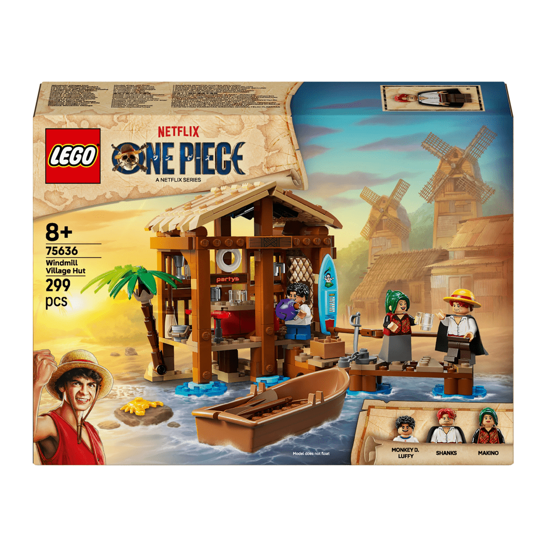 1 LEGO ONE PIECE Windmill Village Hut 75636, 1 of 10