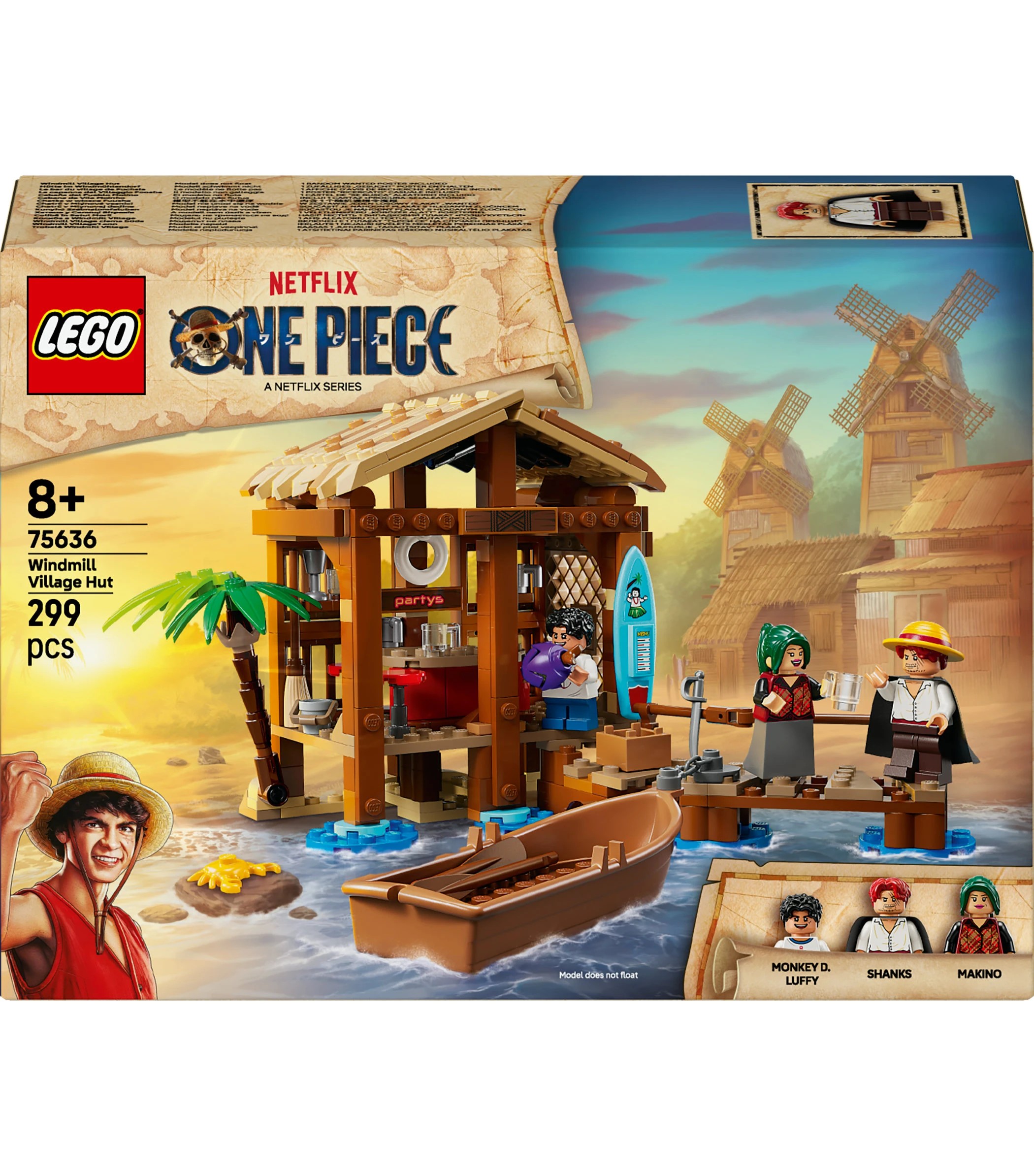 1 LEGO ONE PIECE Windmill Village Hut 75636, 1 of 10