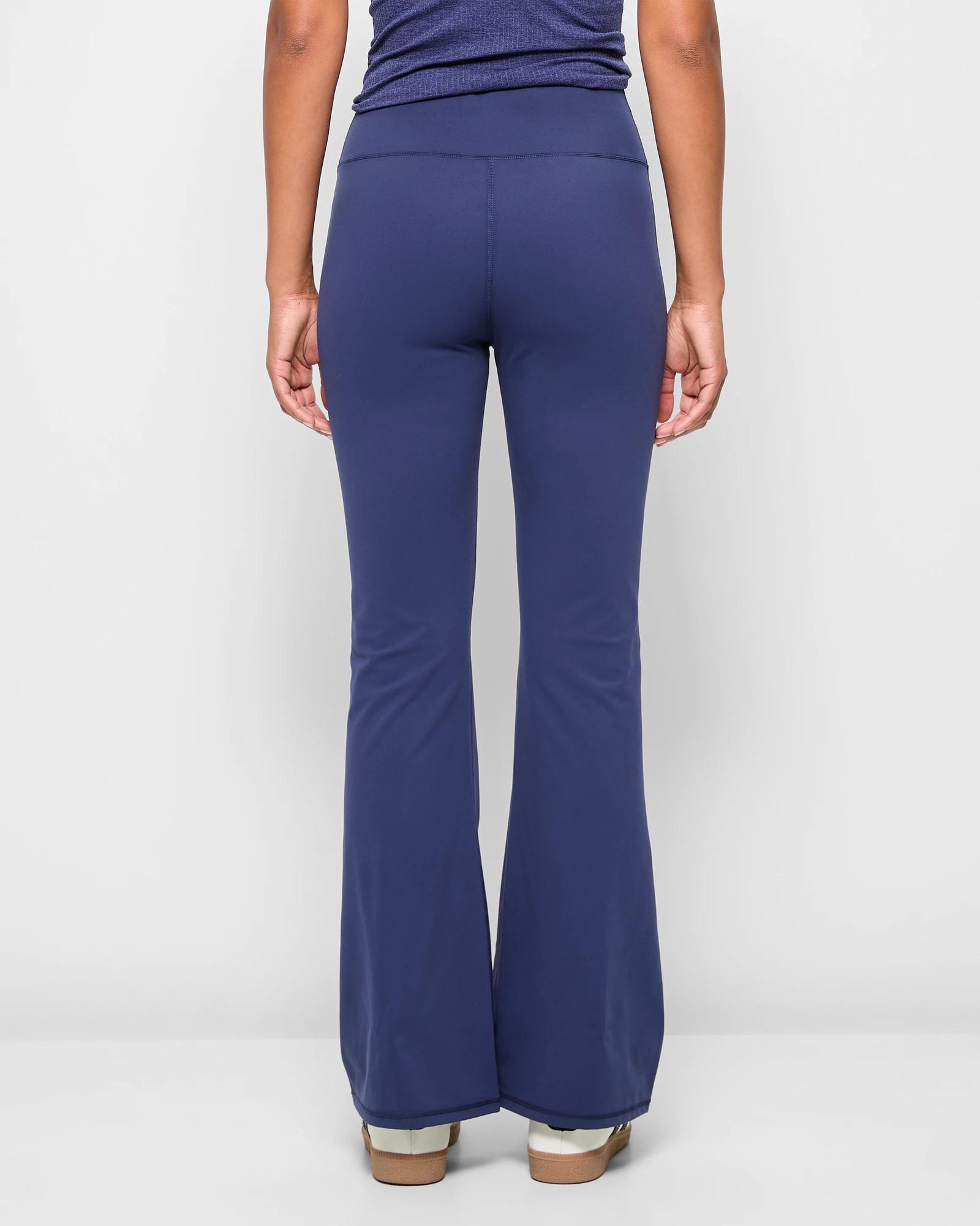 4 Target Active Studio Soft Wrap Flare Pants NAVY BLUE, 4 of 6