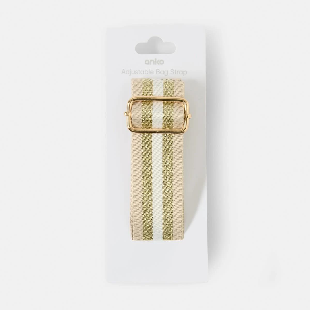 4 Bag Strap GLD STRIPE, 4 of 4