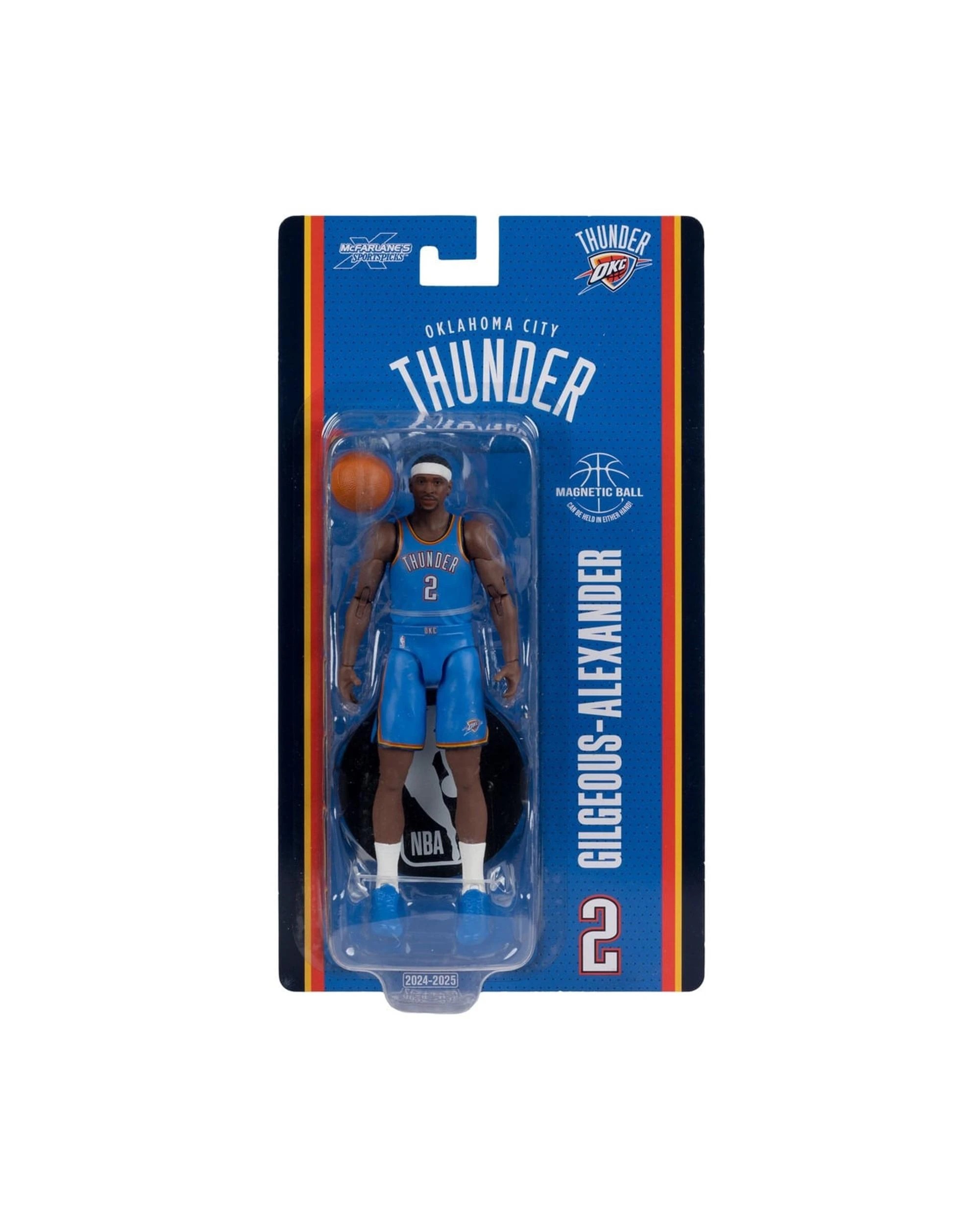7 McFarlane SportsPicks NBA Oklahoma City Thunder Shai Gilgeous-Alexander 6 inch Articulated Figure, 7 of 8