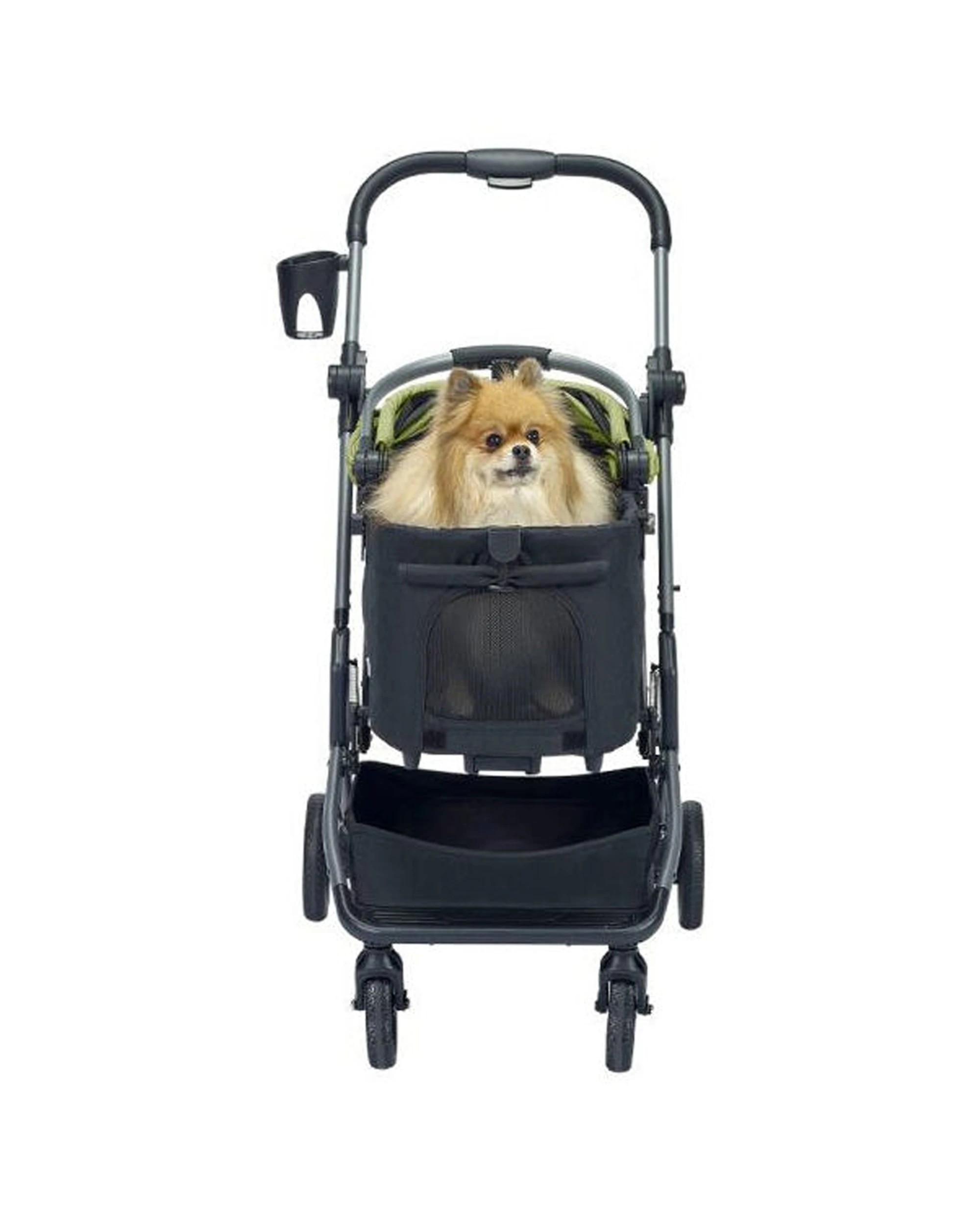 3 Ibiyaya Lyte 3-In-1 Detachable Pet Stroller Carrier Medium Up To 20kg Car Seat - Green, 3 of 6