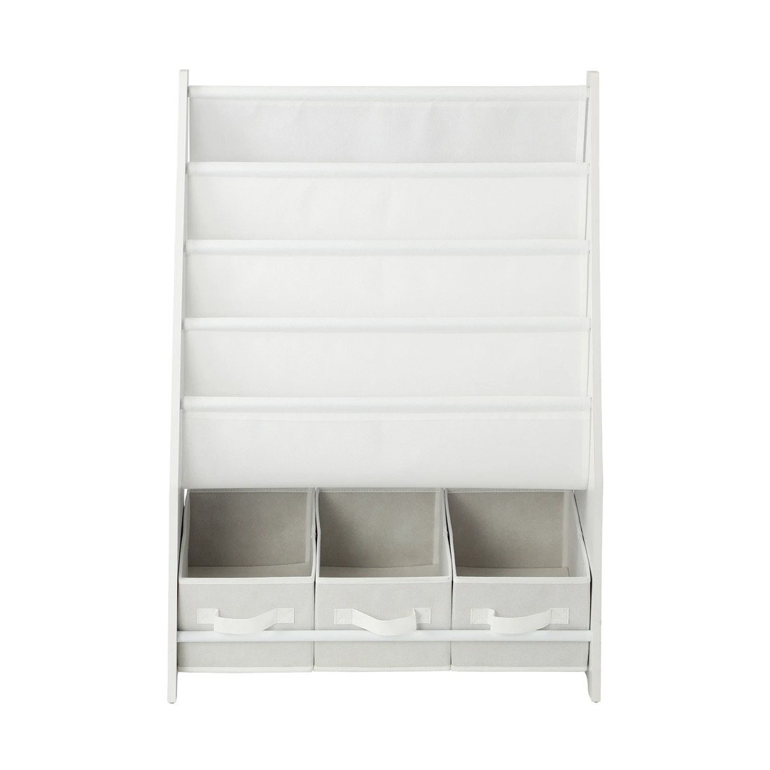 6 Oikiture Kids Bookshelf Toy Storage Box Organiser Display Shelf Diy Storage Rack
 - White, 6 of 10