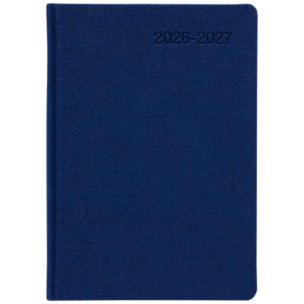 2 J.Burrows A5 Week to View Textured FY26/27 Diary Navy, 2 of 6