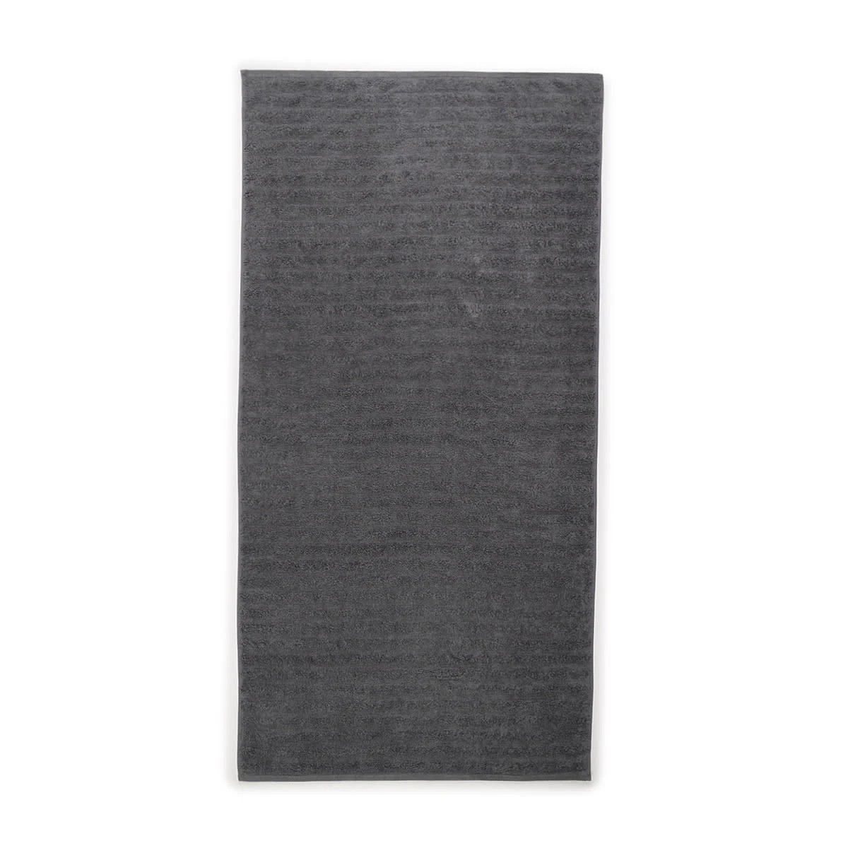 3 Thick Ribbed Australian Cotton Bath Sheet - Grey, 3 of 5