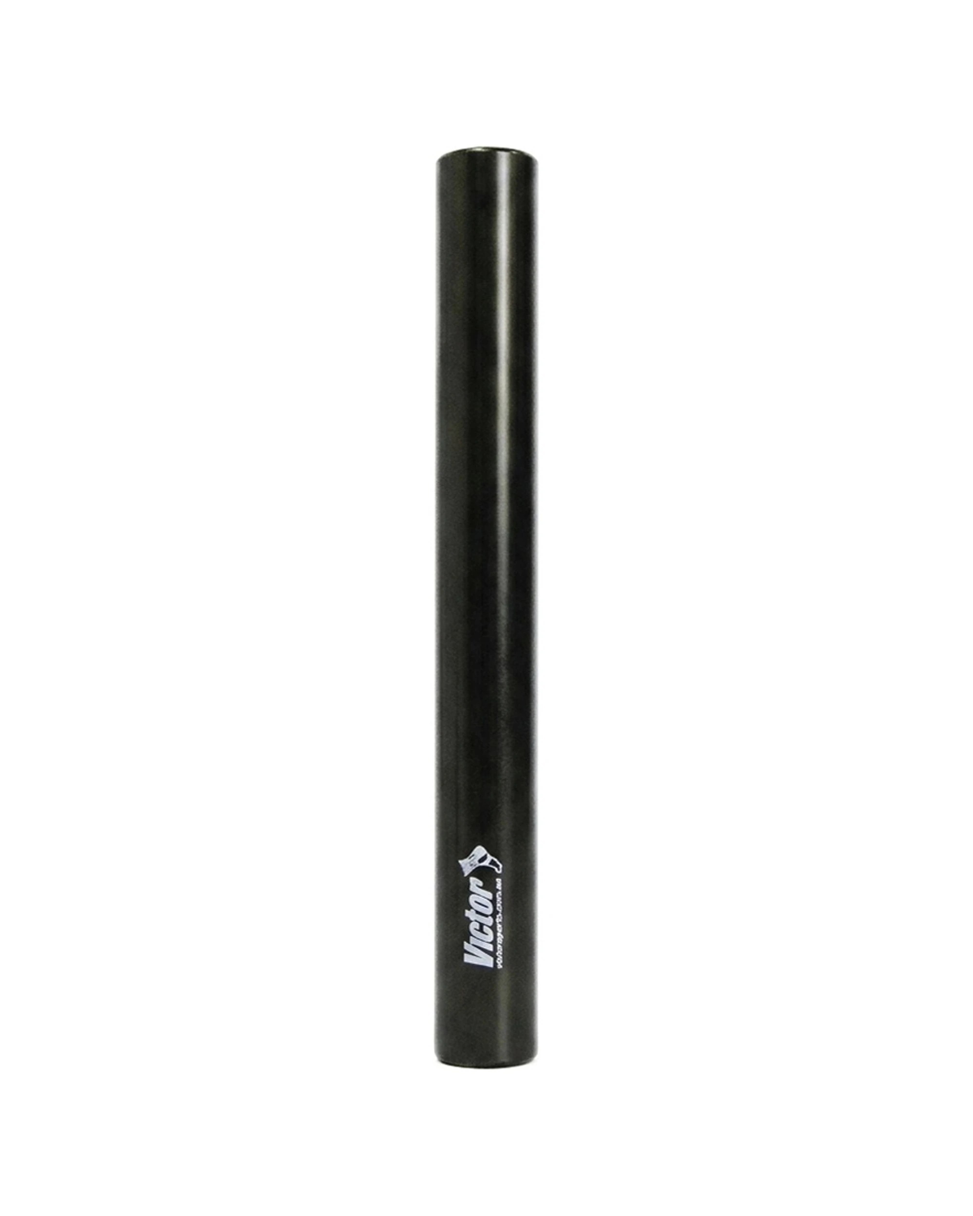 1 Victor Sports Aluminium Relay Baton Lightweight Smooth Ends Junior - Black, 1 of 1