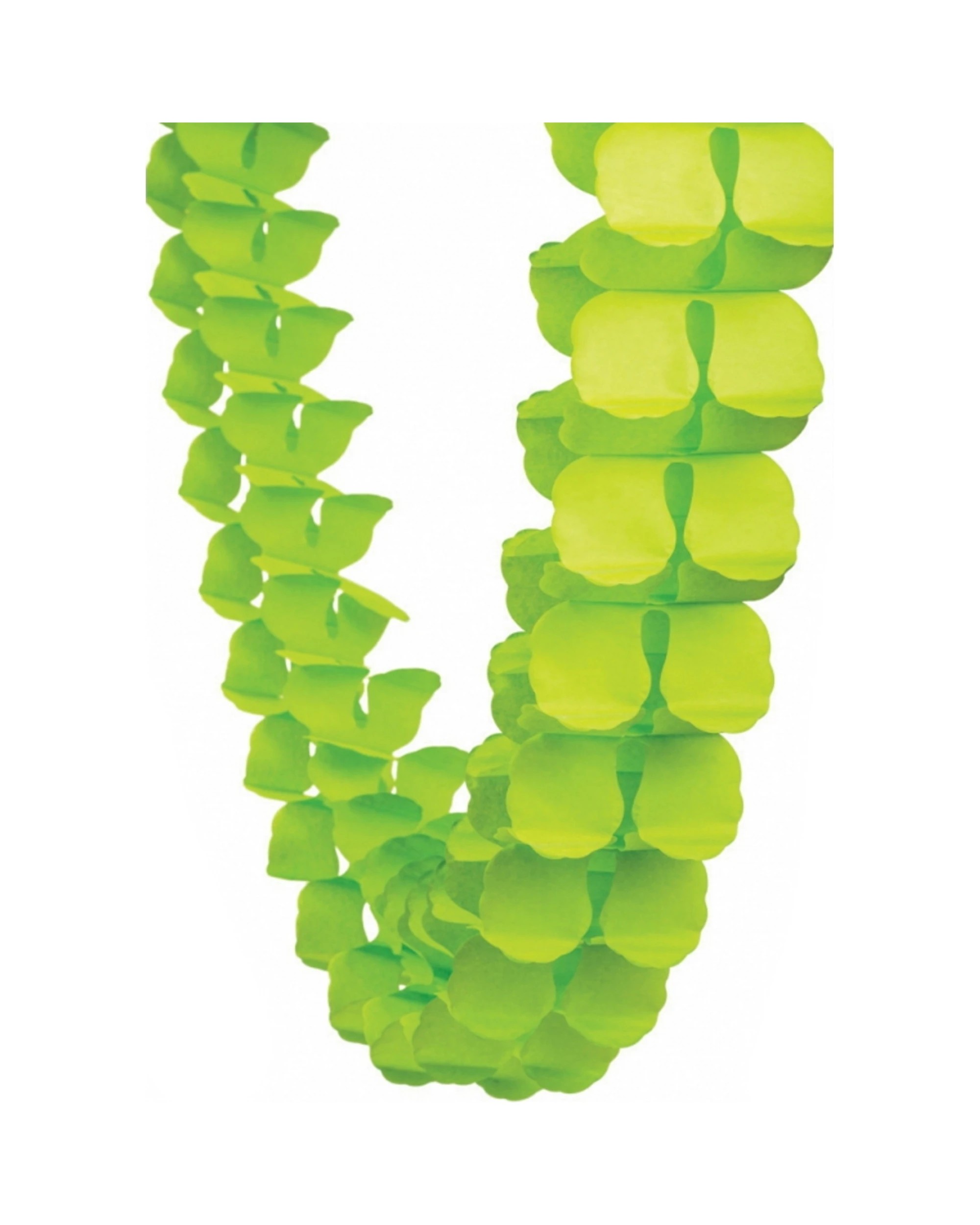 1 Five Star Lime Tissue Paper Honeycomb Garland 4m - Green, 1 of 1