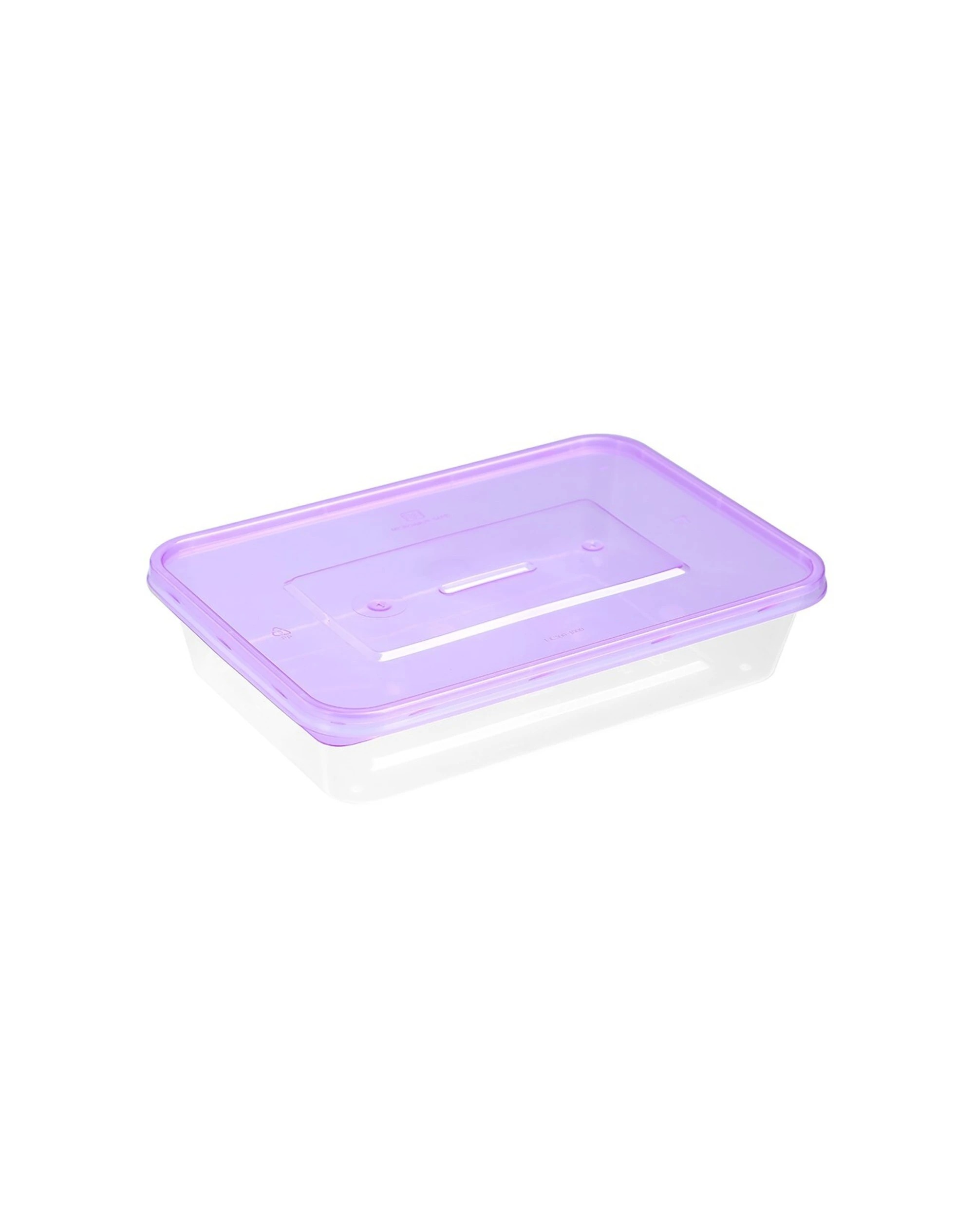 5 20pk Lemon & Lime Rectangle 500ml Reusable Food/meal Container W/ Coloured Lids
 - Multi, 5 of 6