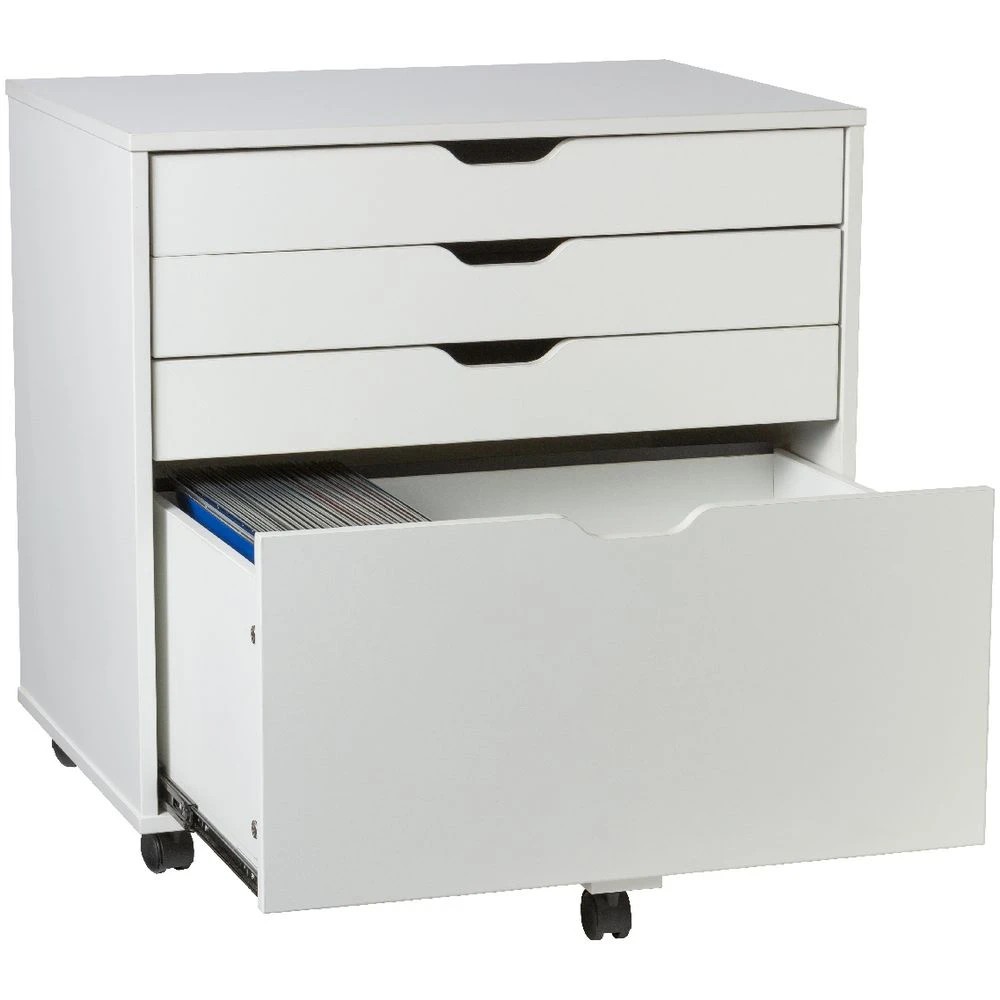 3 Matrix 4 Drawer Multi-function Filing Pedestal Cabinets Pedestals, 3 of 10