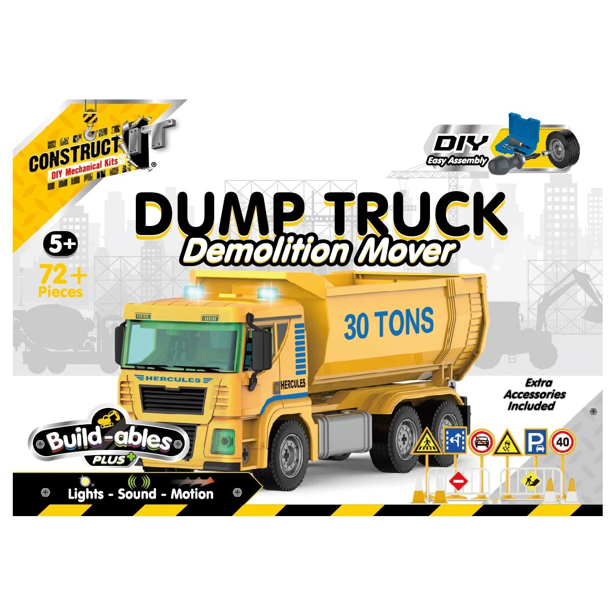 3 Construct-It Build-ables Plus - Dump Truck, Demolition Mover, 3 of 4