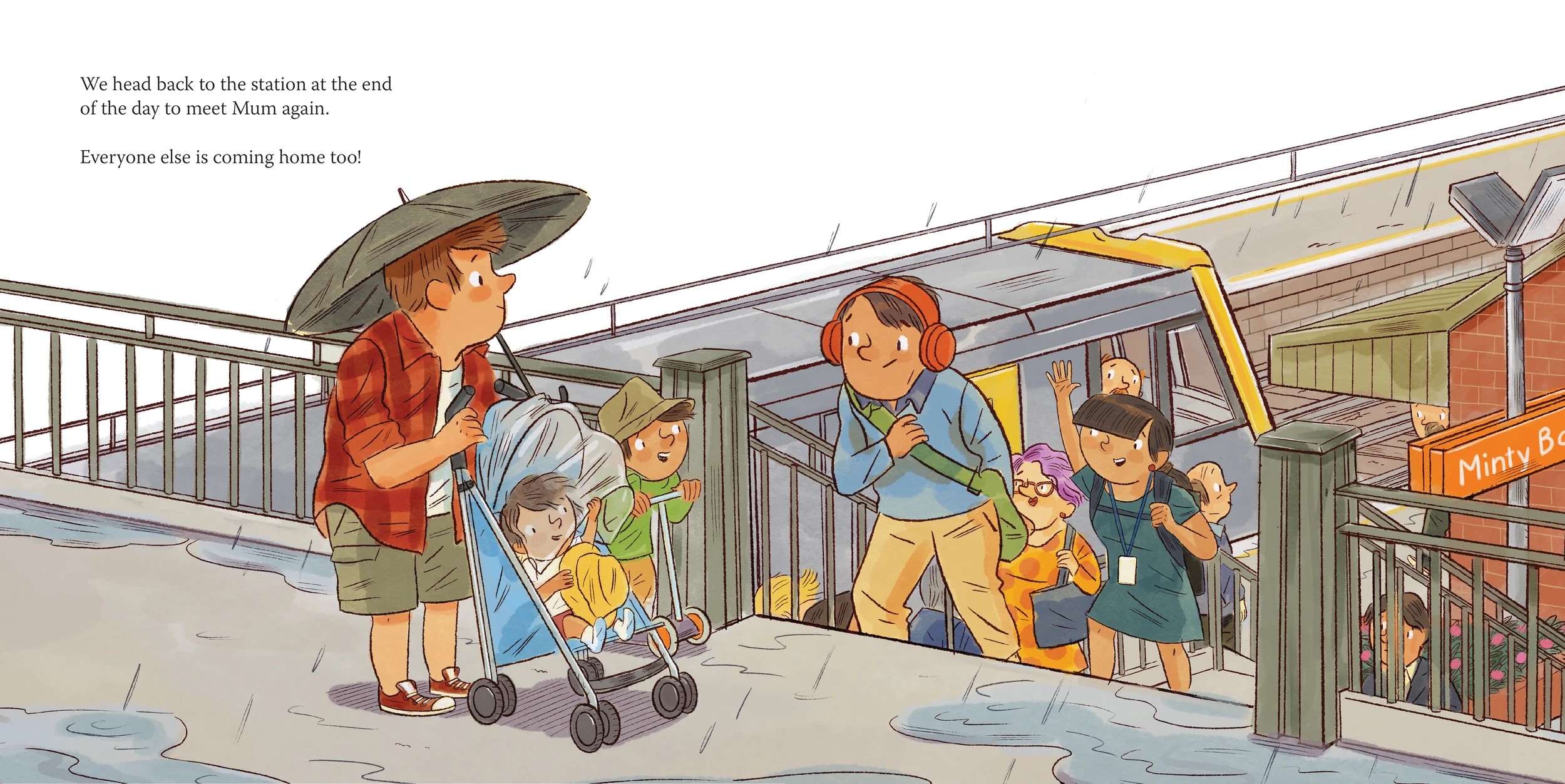 4 The Train at the End of My Street by Tom Jellett - Book, 4 of 4