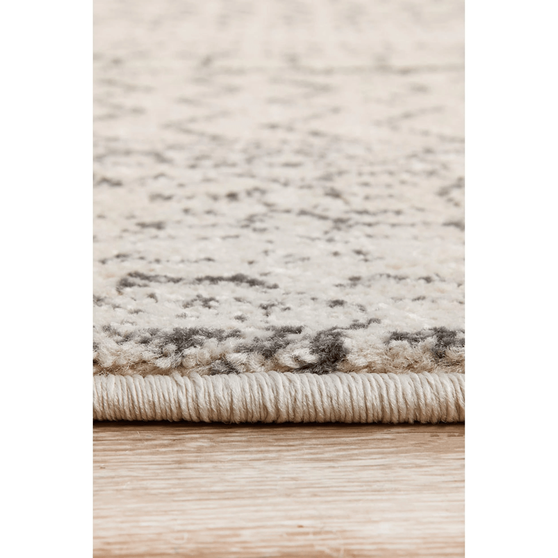 7 RUG CULTURE Chrome Harper Silver Round Rug — Power‑Loomed 100% Polypropylene, 10mm Pile - Silver, 7 of 9