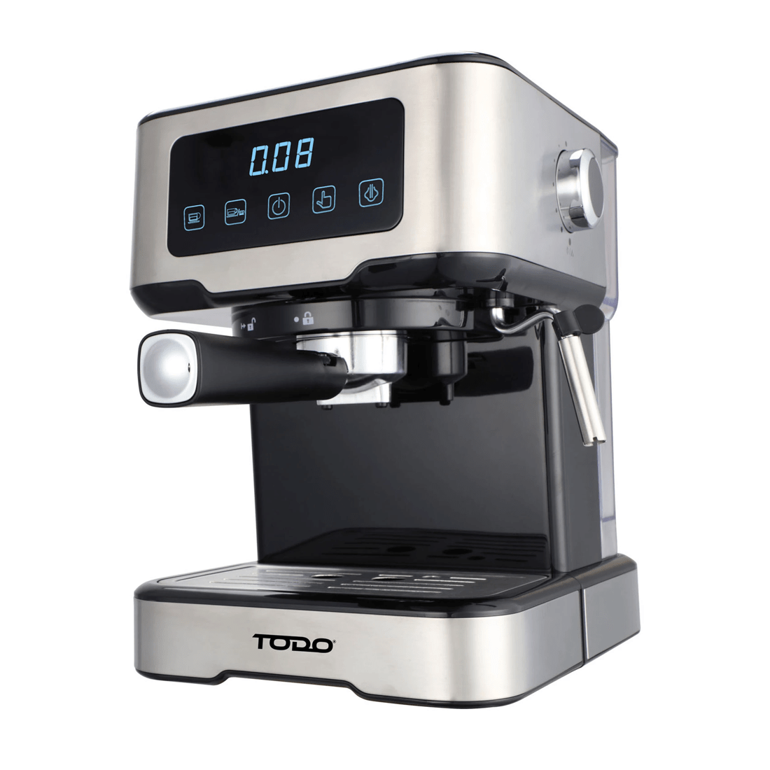 1 TODO Espresso Coffee Machine Maker Automatic Touch Control LED Display 15 Bar Pump 1.5L, 1 of 5