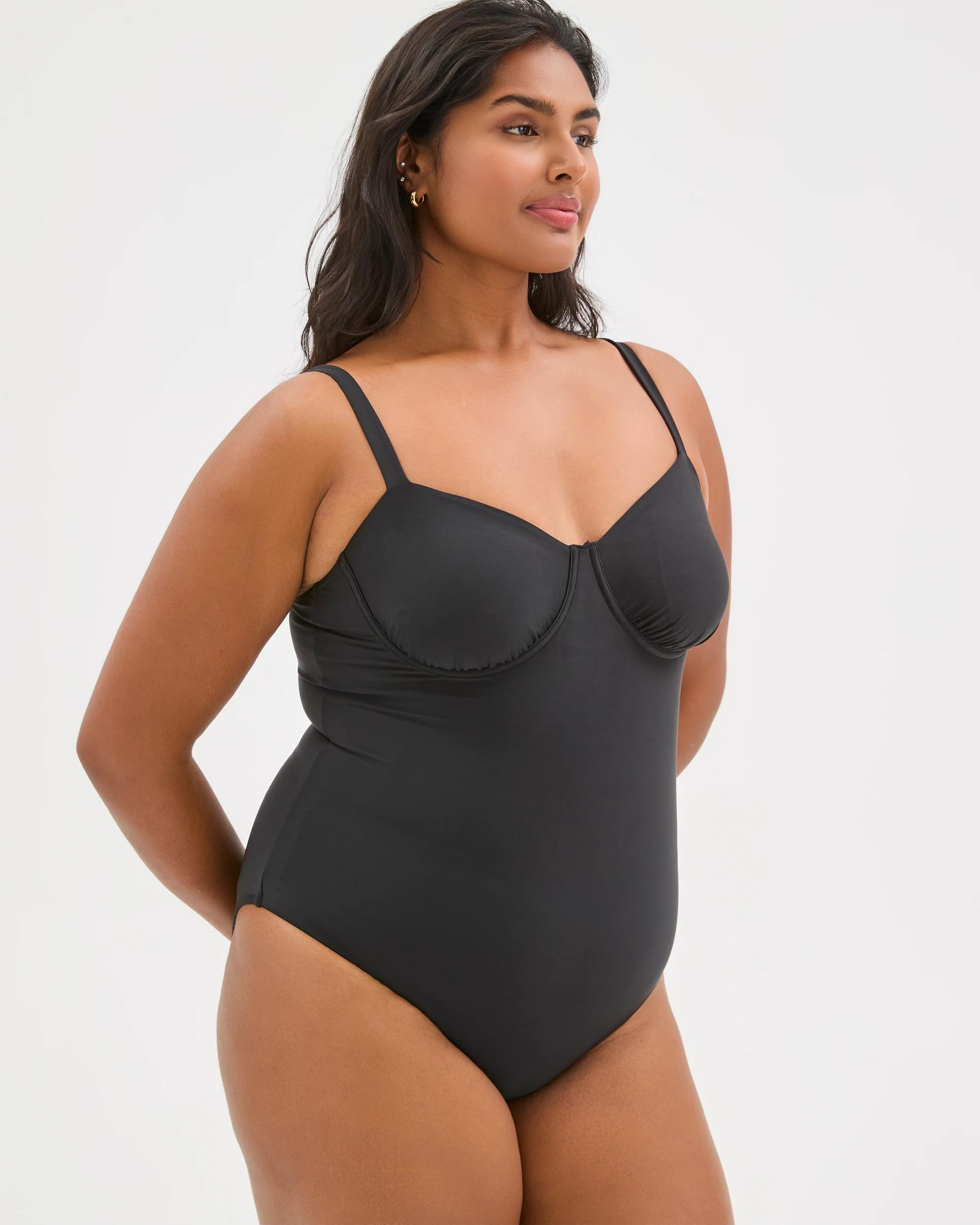 9 Target Woman Resort Demi Underwire Matte Micro One Piece Swimsuit BLACK, 9 of 10