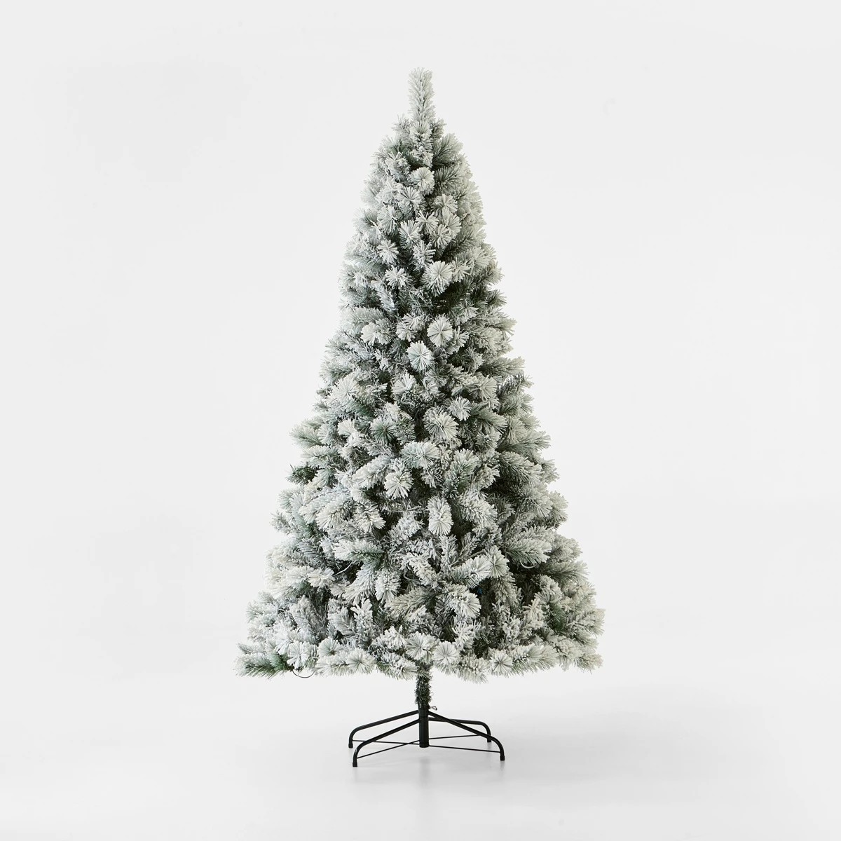 2 2.13m (7ft.) Snowy Prelit Christmas Tree, 2 of 7