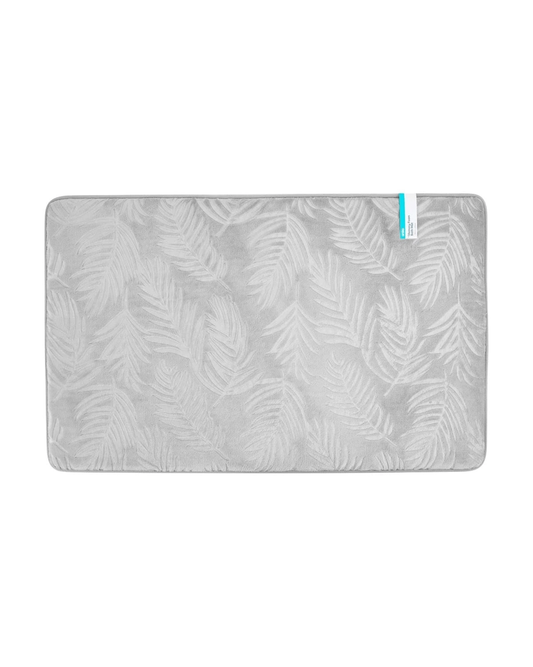 5 Memory Foam Bath Mat - Silver Leaf, 5 of 5