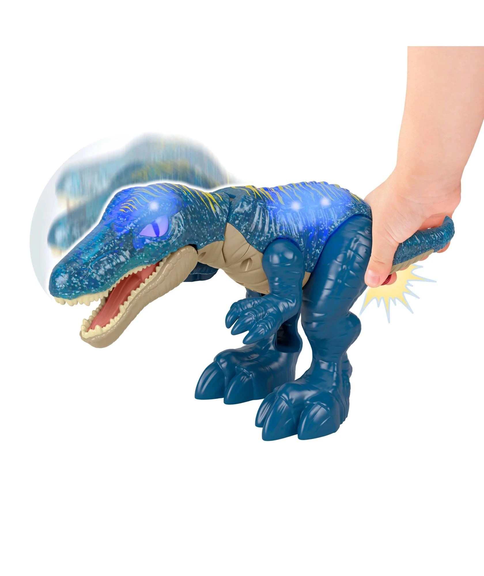 5 Fisher-Price Imaginext Jurassic World Growl & Glow Baryonyx Dinosaur Toy - Multi, 5 of 6