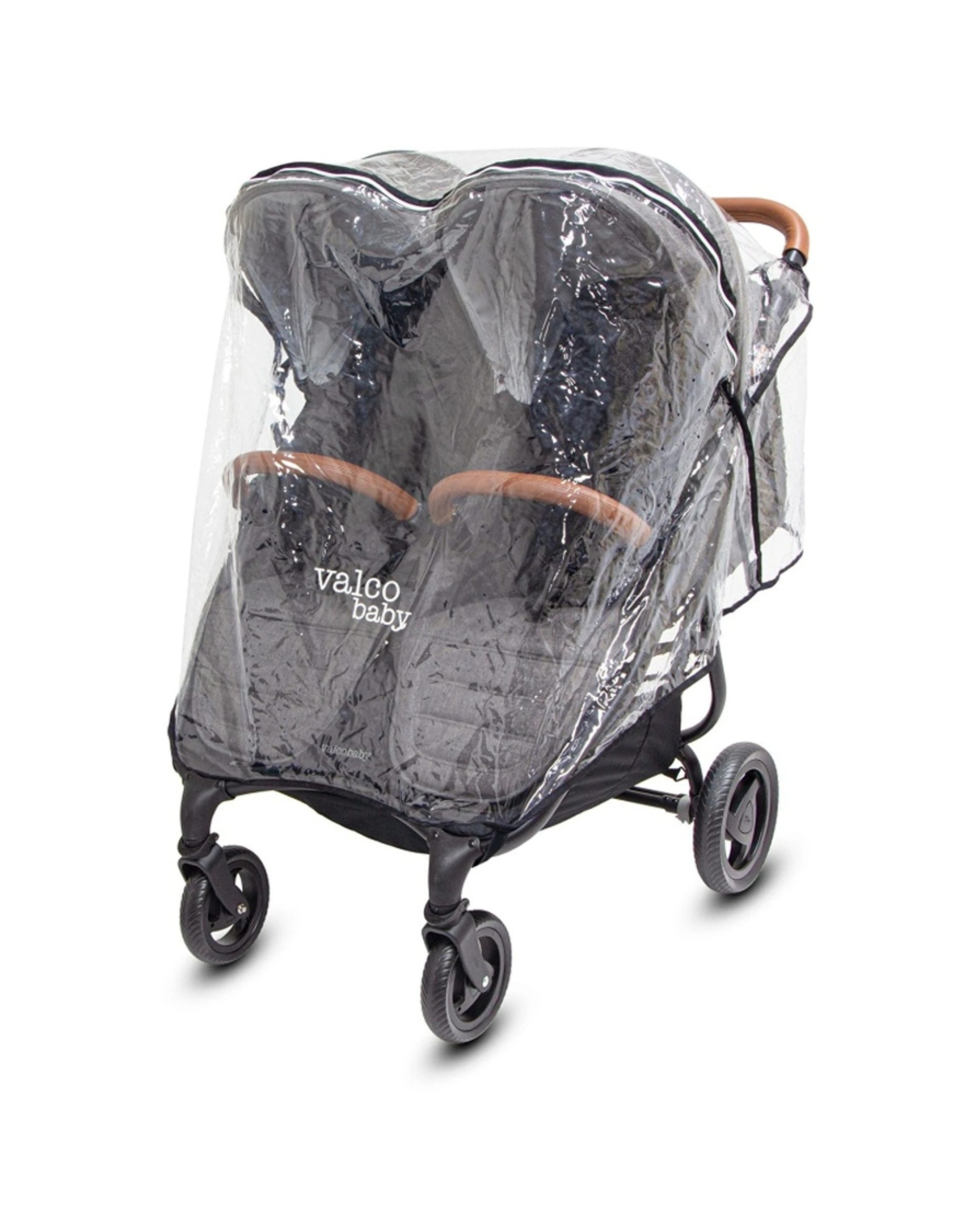 1 ValcoBaby Stroller Pram Wind Rain Cover PVC Zip For Snap Duo Elite Trend - Clear, 1 of 7