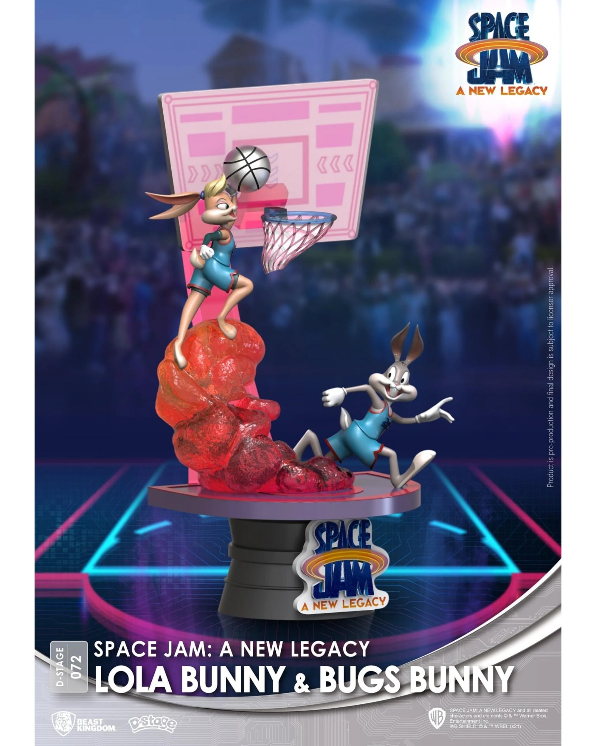 4 Beast Kingdom D-Stage Space Jam: A New Legacy Lola Bunny and Bugs Bunny Figure, 4 of 7