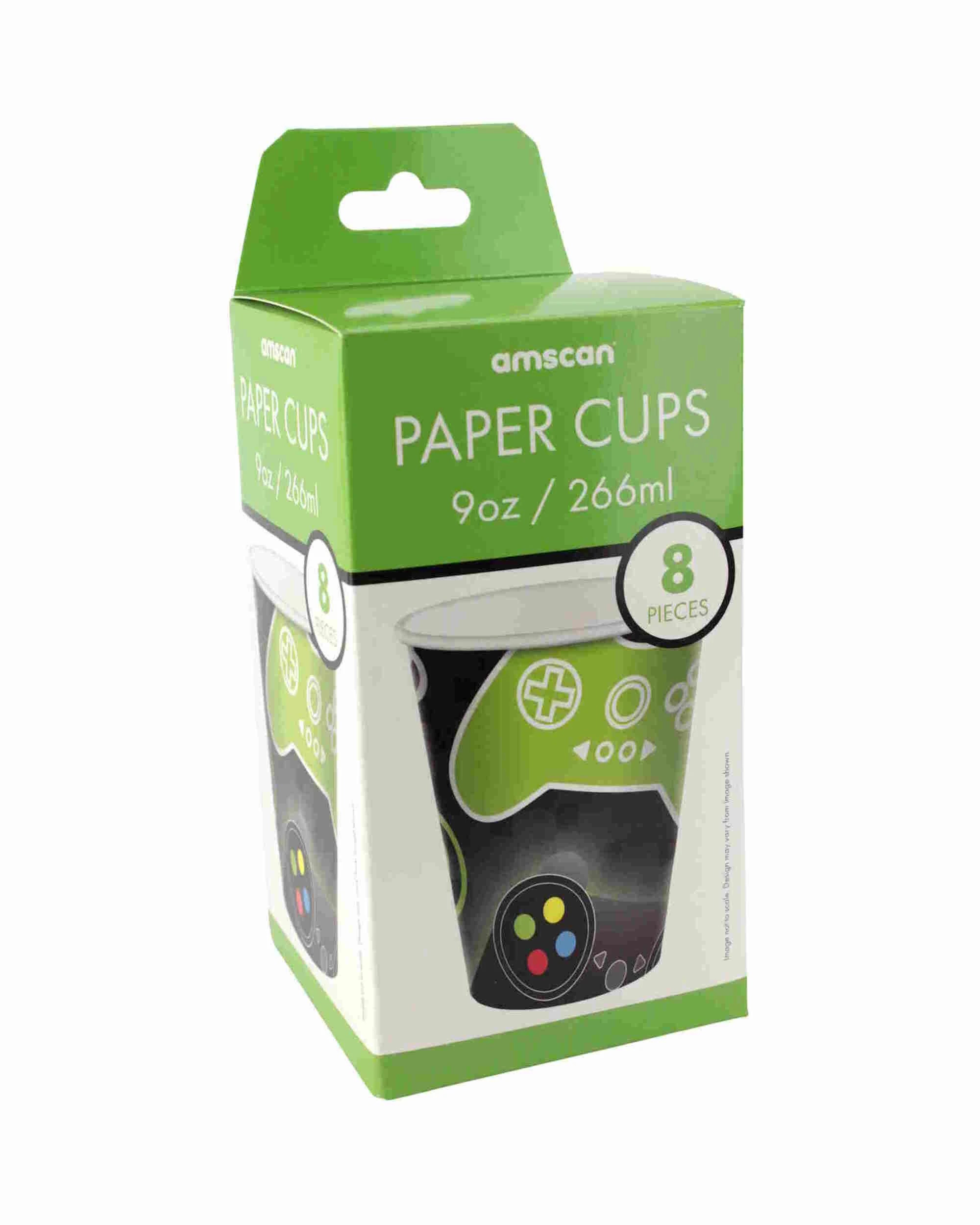 2 Anagram Level Up Paper Cups Pack of 8, 2 of 3
