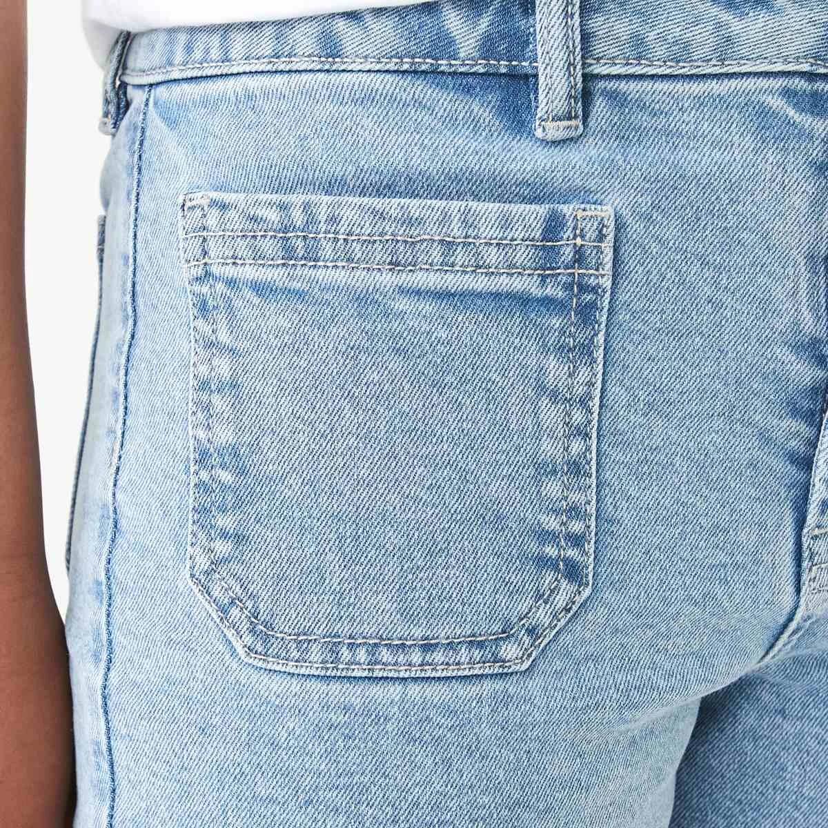 5 Flared Pocket Jeans Mid Denim, 5 of 10