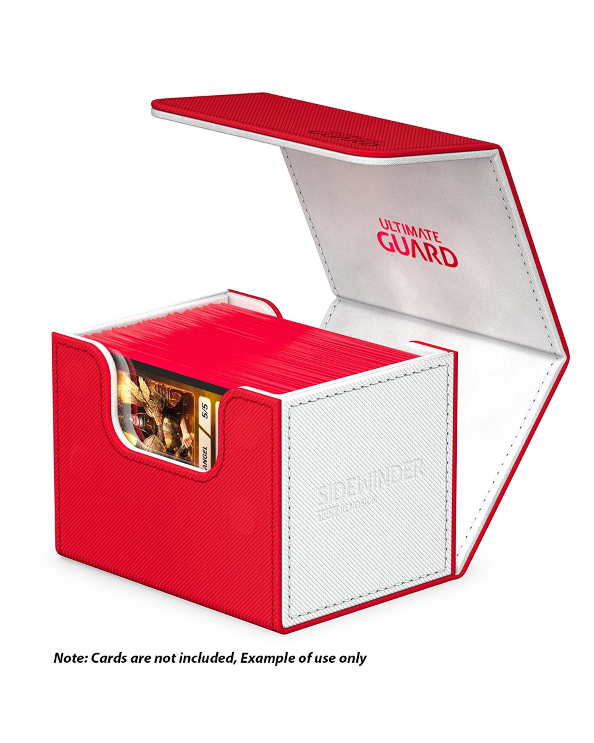 2 Ultimate Guard Sidewinder 100+ Synergy Deck Box - White/Red - Multi, 2 of 6
