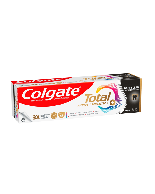 Colgate Total Active Prevention Deep Clean with Charcoal Toothp