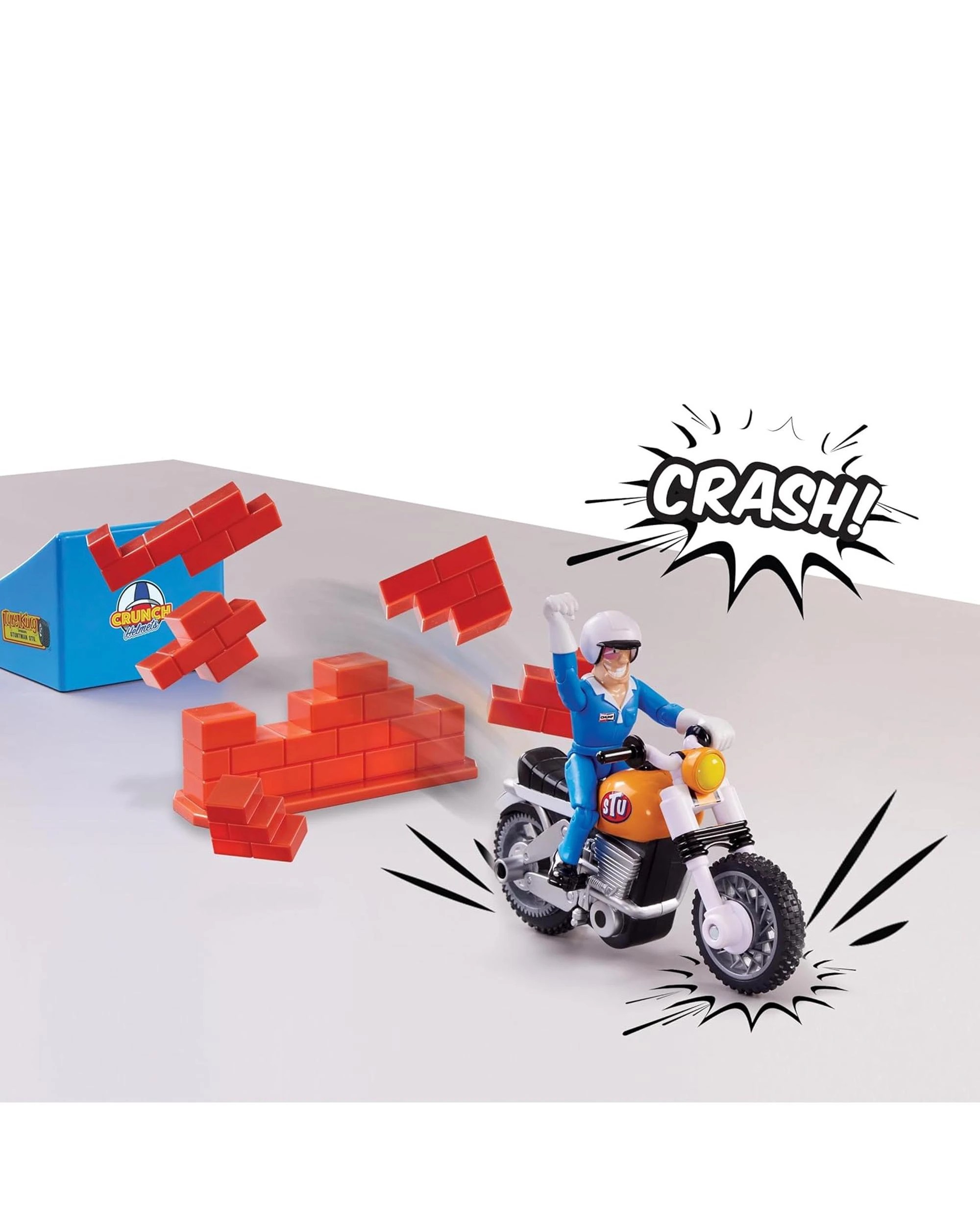 6 Stuntman Stu Nitro Boost Stunt Bike Action Figure, 6 of 7