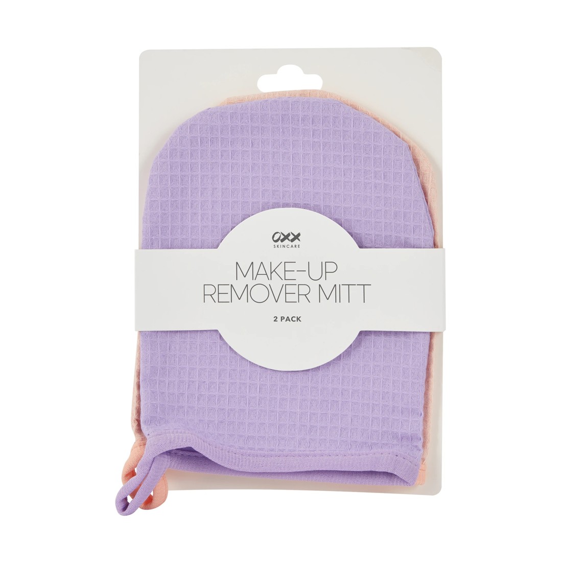 3 OXX Skincare 2 Pack Make-Up Remover Mitt, 3 of 3