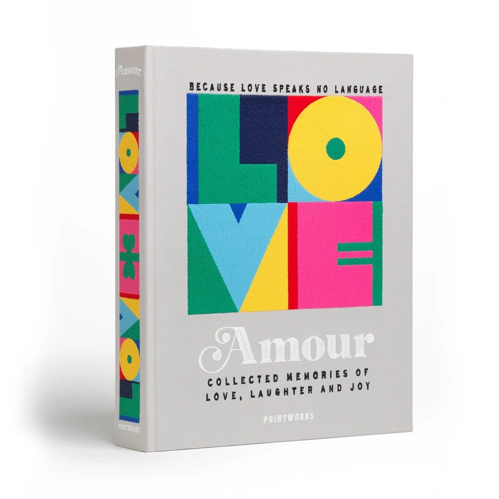 5 Printworks Embroidered Photo Album-Amour - Multi, 5 of 5
