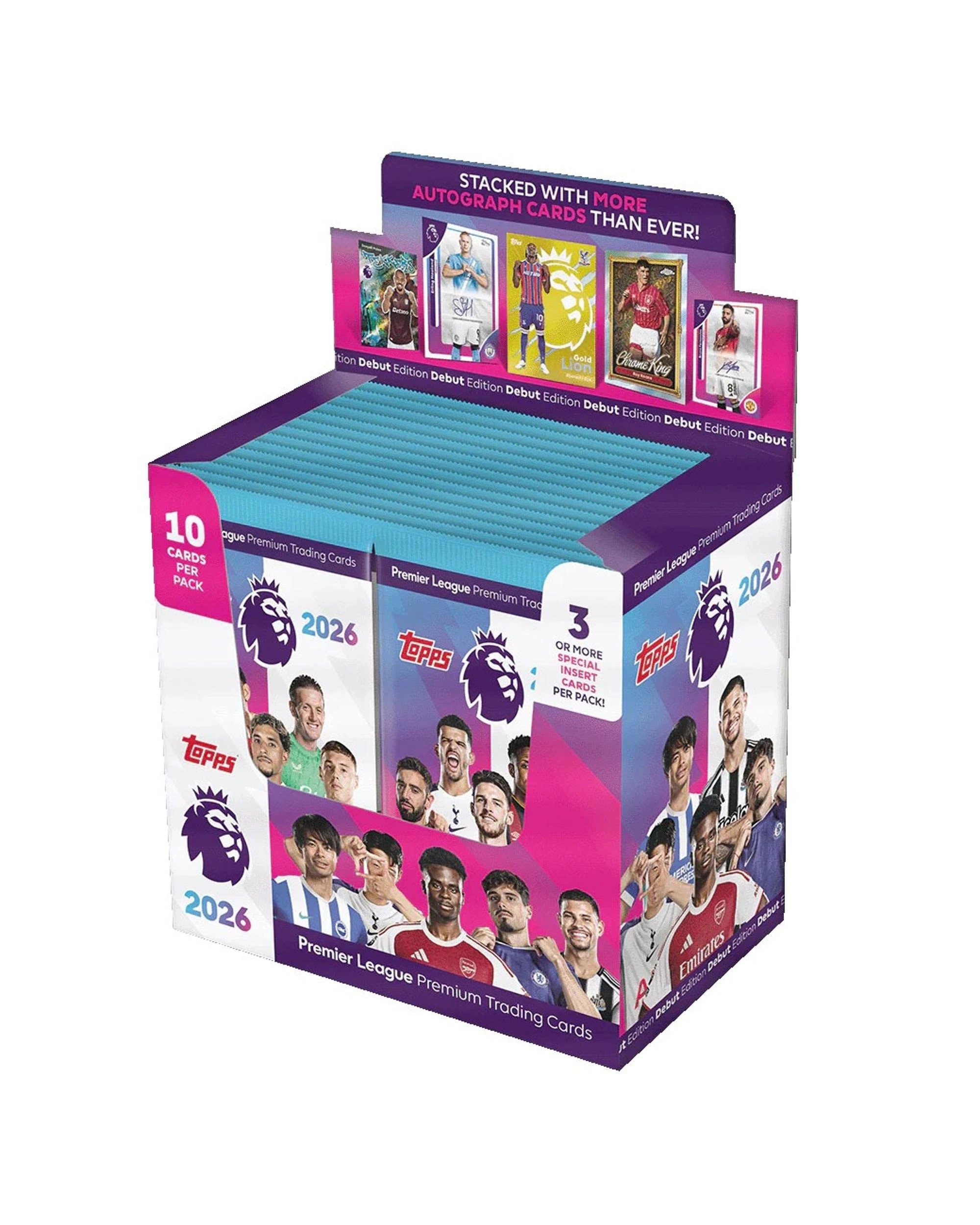 1 Topps 2026 Premier League Trading Cards Booster Box, 1 of 2