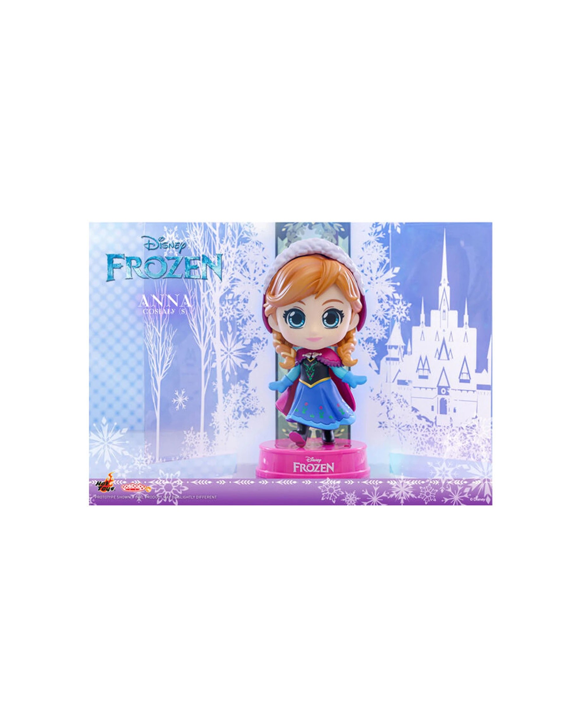 2 Frozen Anna Cosbaby Hot Toys Action Figure 13cm With Base - Disney Collectible - Multi, 2 of 4