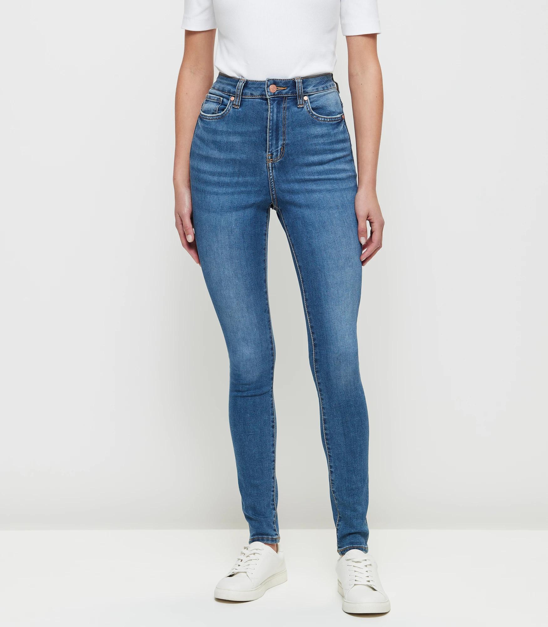 1 Target Sophie Skinny High Rise Full Length Denim Jeans MID WASH, 1 of 10