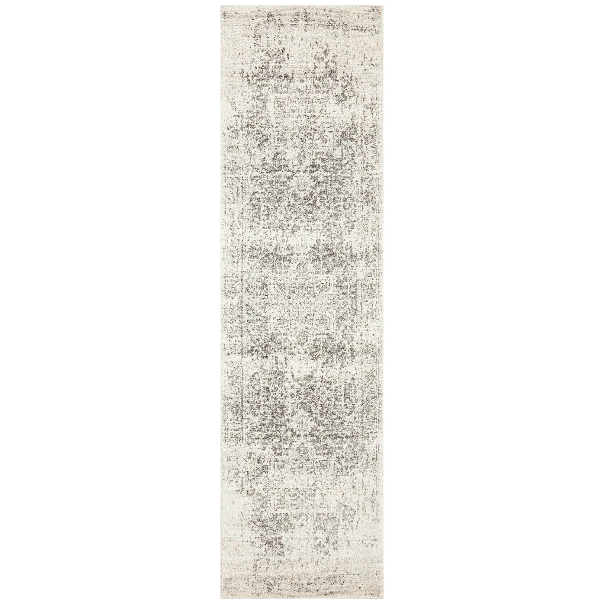 1 Common Ground Rugs Encore 253 300x80cm - Medium Runner Rug - Silver, 1 of 7