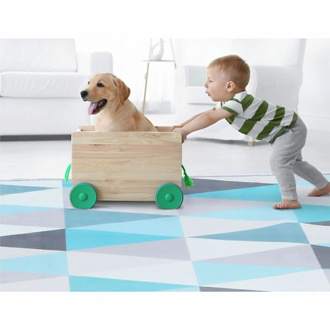 5 Artiss Floor Rug 200x290 Mat Carpet Short Pile Tria - Multi, 5 of 7