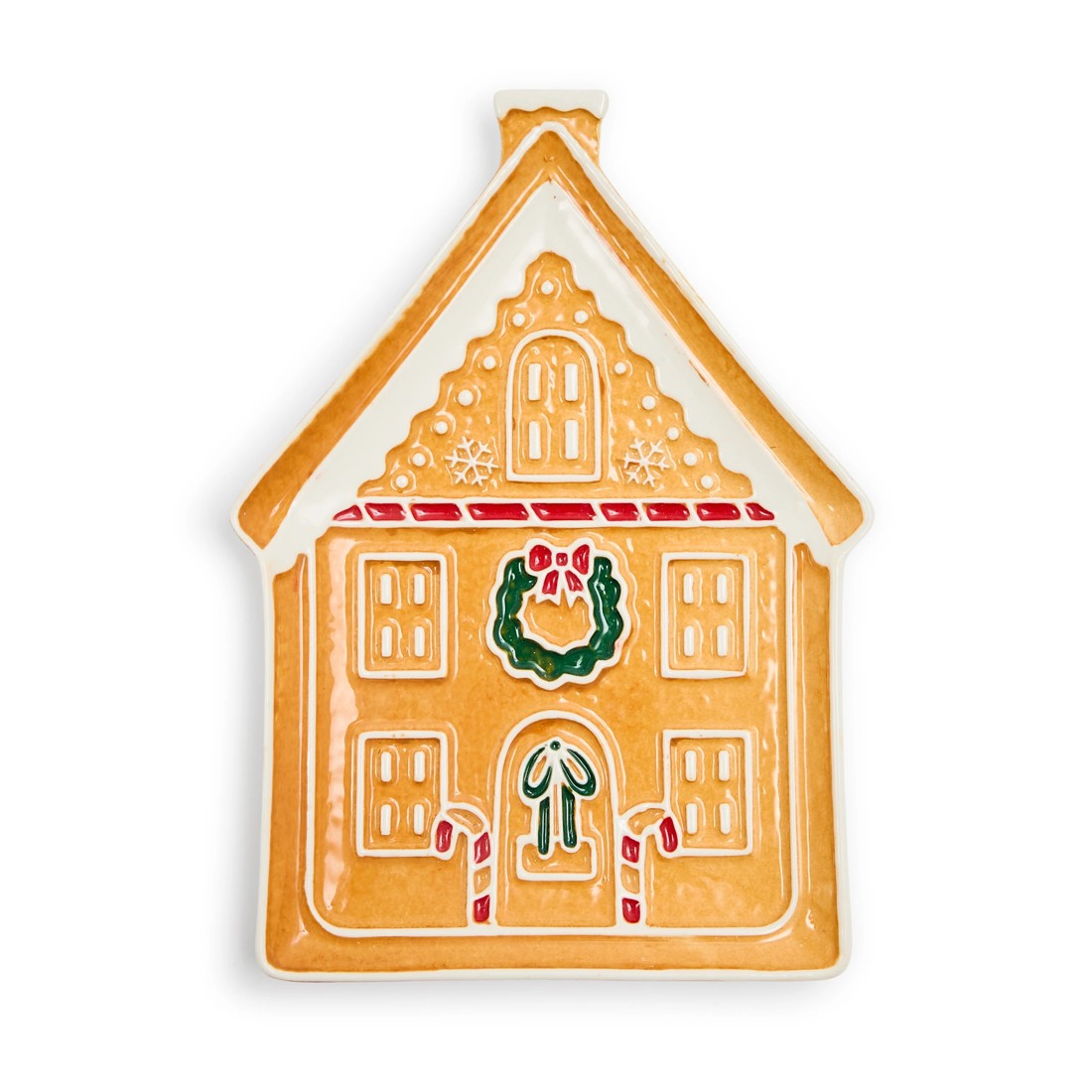 4 Set of 2 Gingerbread House Side Plates, 4 of 6