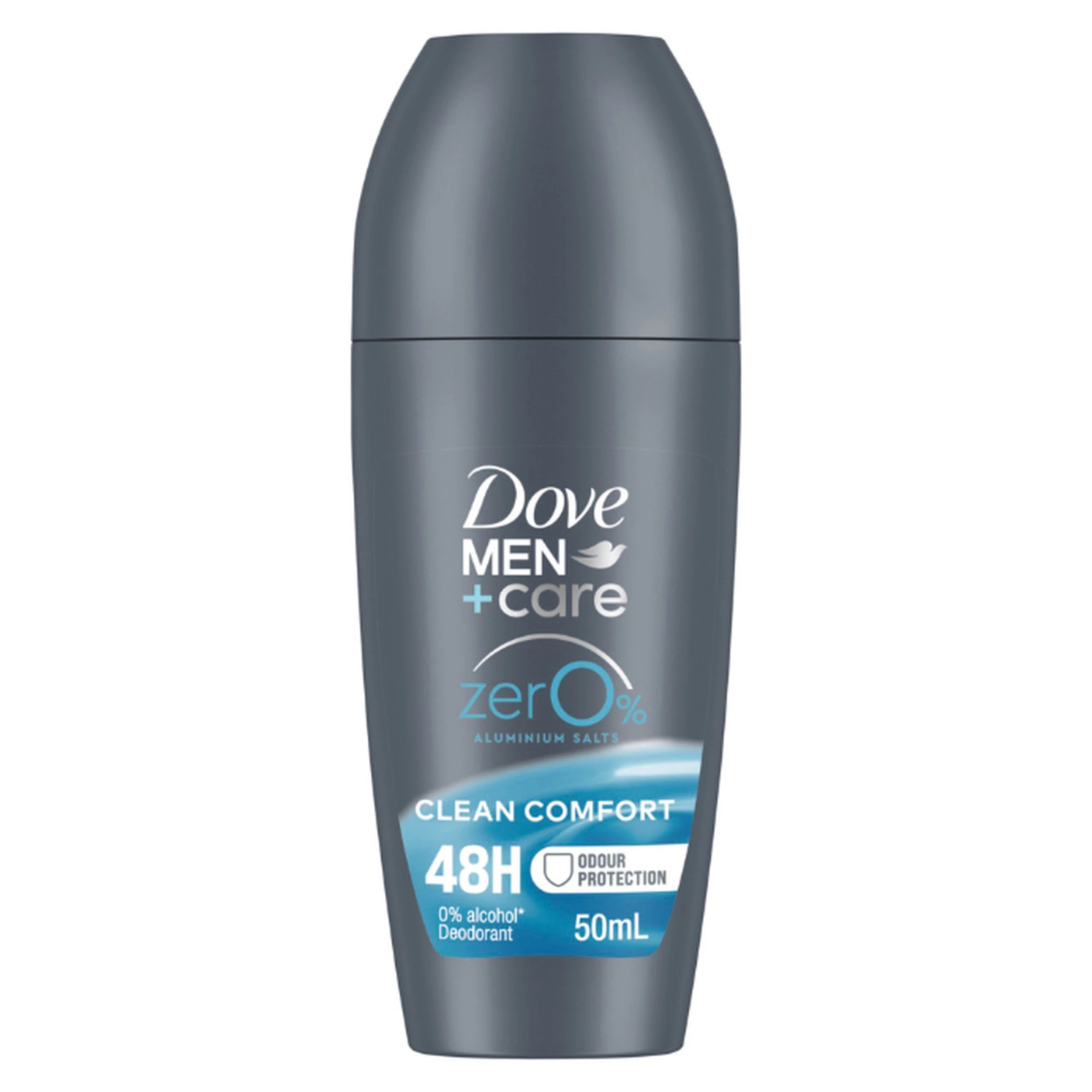 1 Dove Men Roll on Clean Comfort Zero Aluminium 50ml, 1 of 1